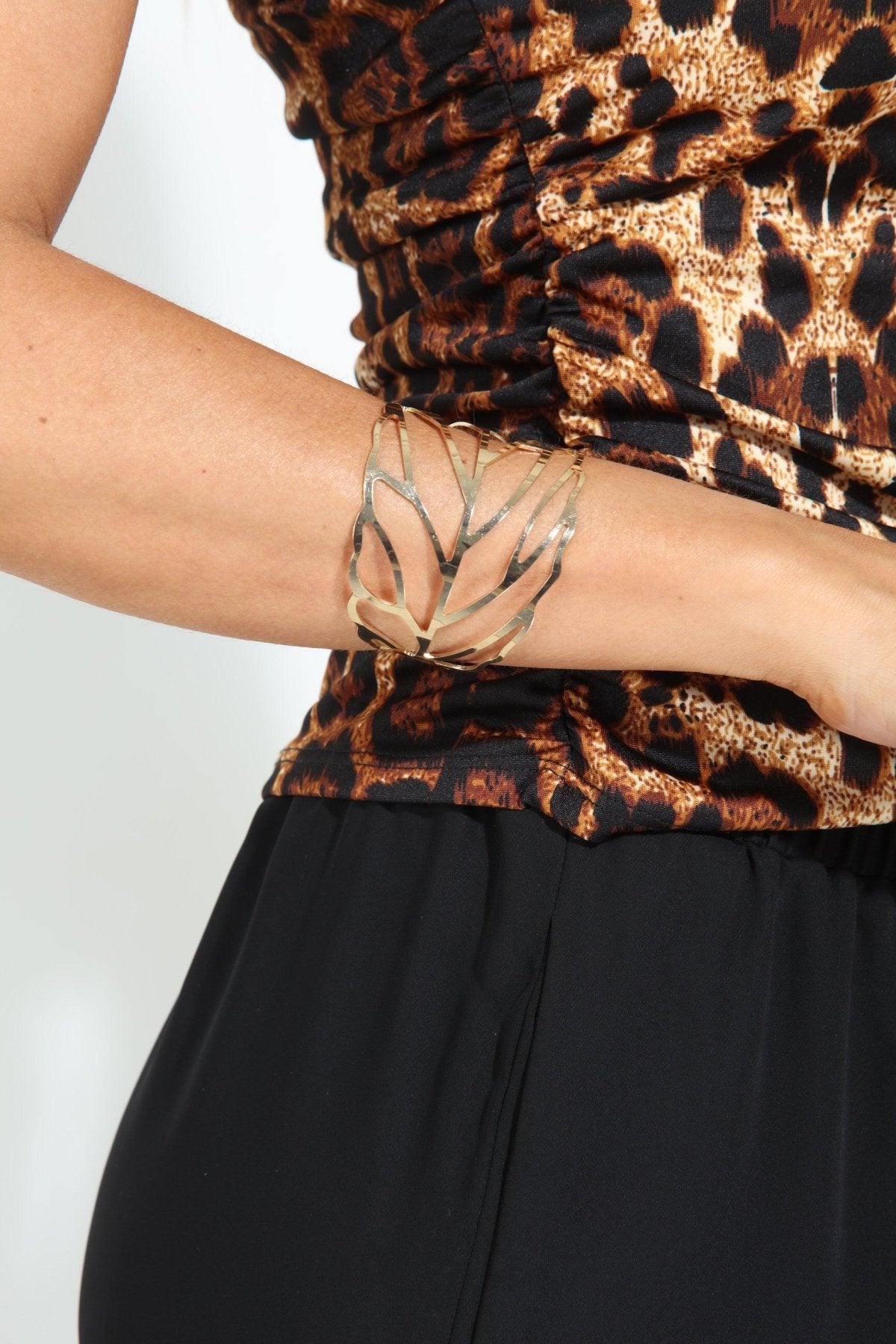 Flora Gold Cuff-BEST SELLER