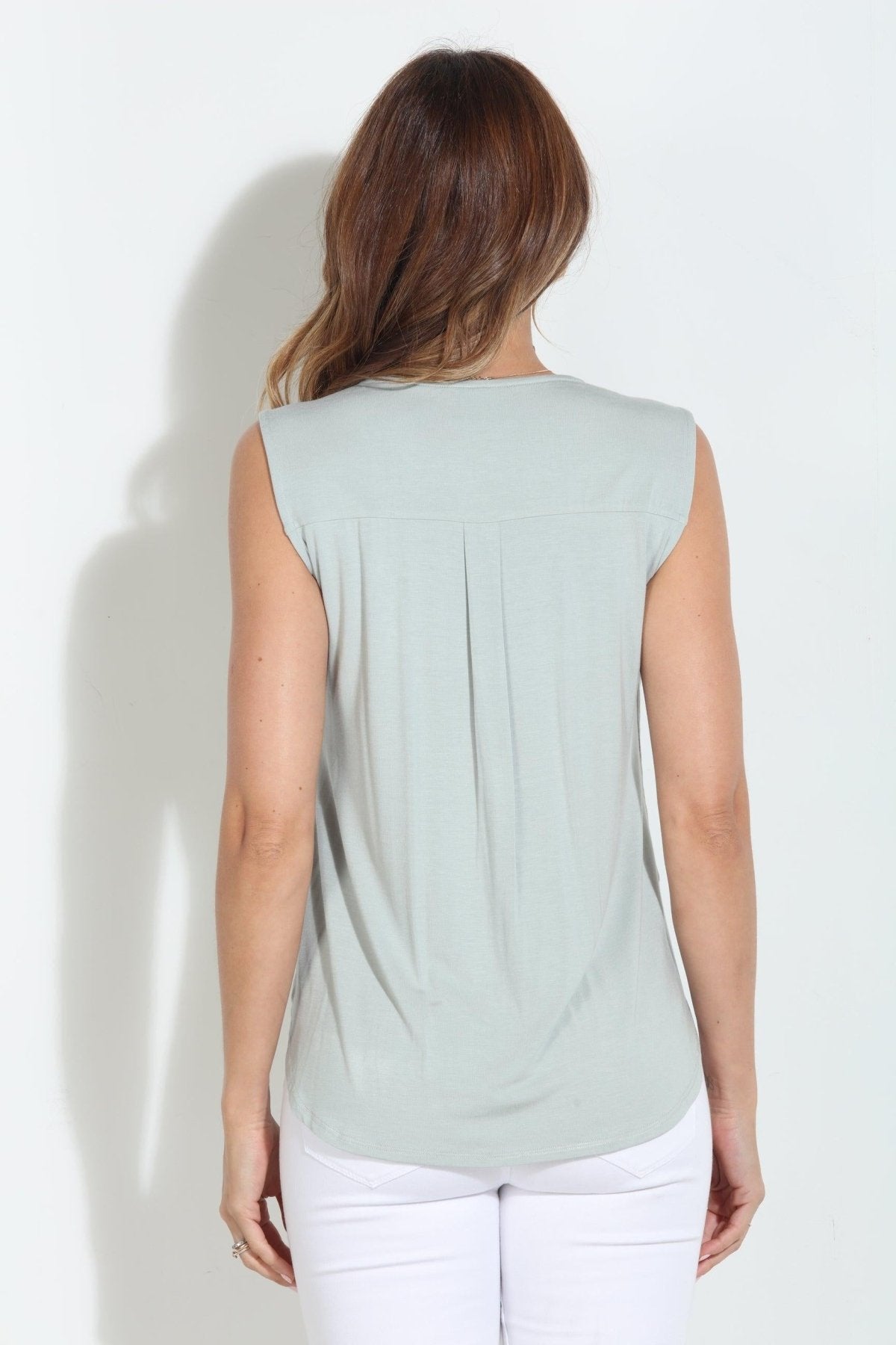 The Everyday Surplice Tank -Seafoam- BEST SELLER