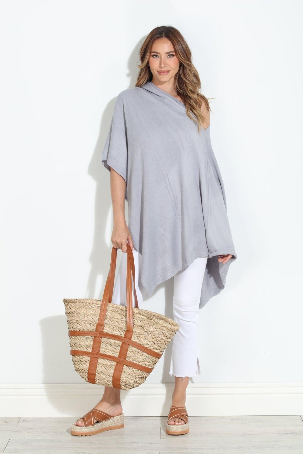 Cloud Throw-On Poncho-NEW COLOR