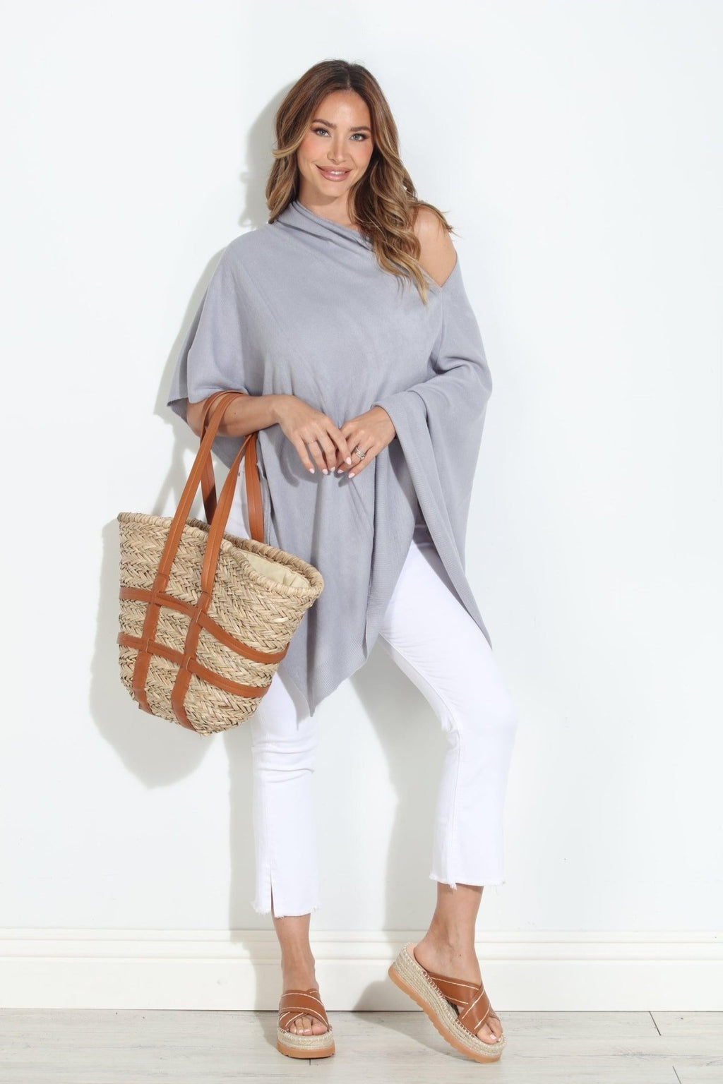 Cloud Throw-On Poncho-NEW COLOR