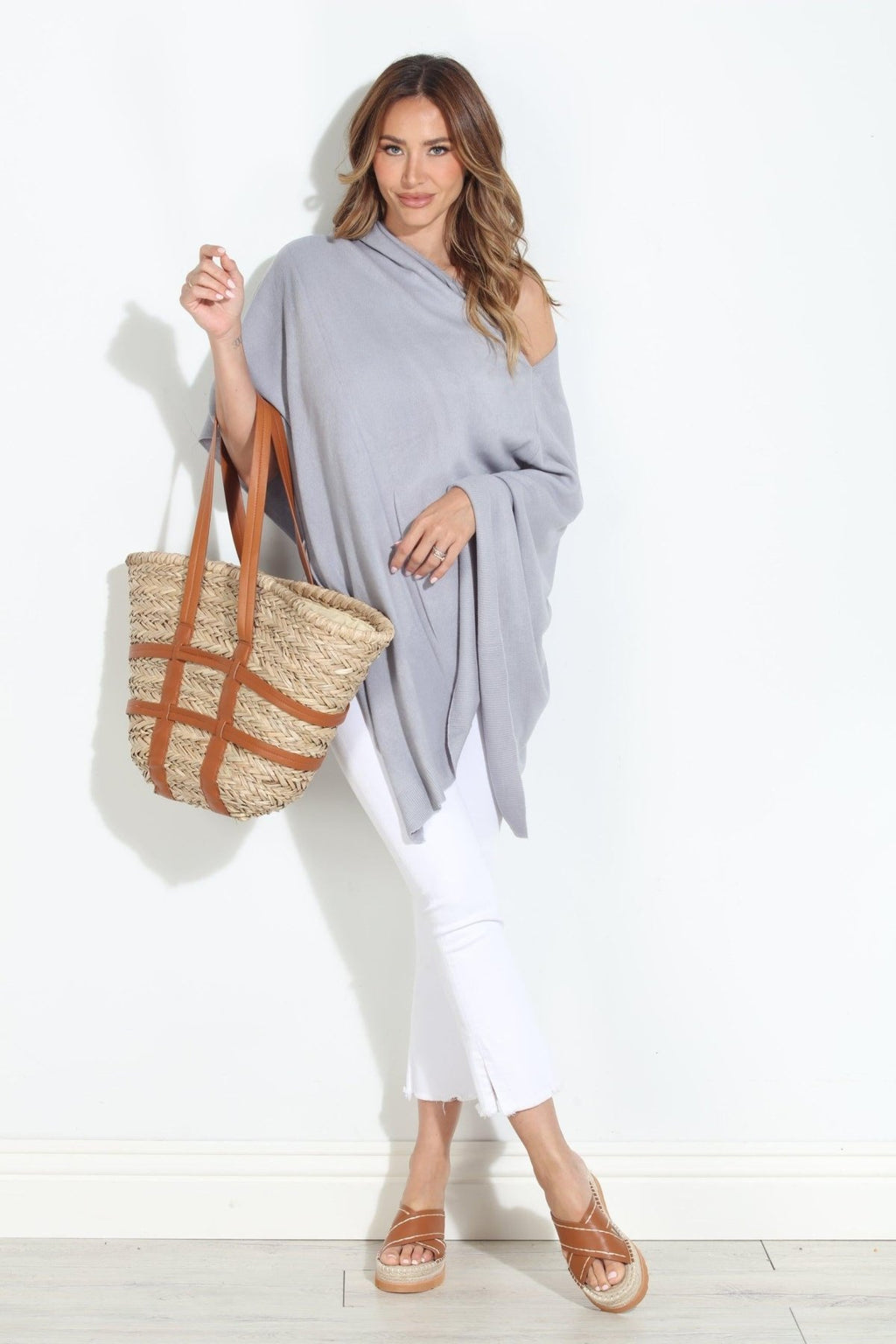 Cloud Throw-On Poncho-NEW COLOR