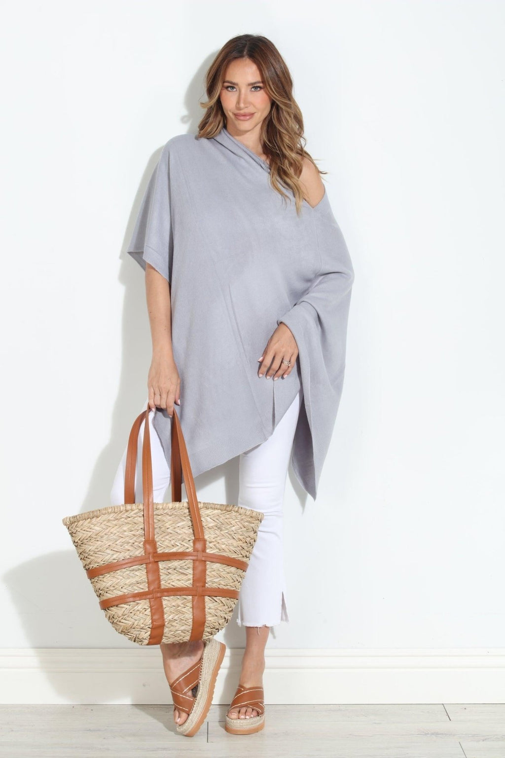 Cloud Throw-On Poncho-NEW COLOR