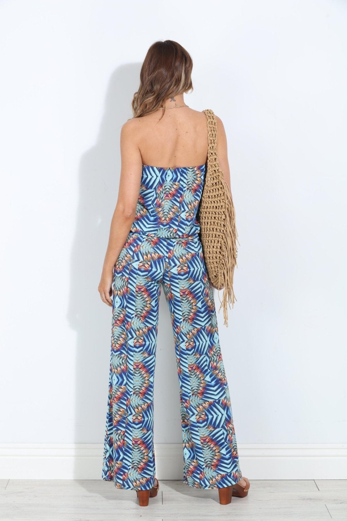 Carlene Strapless Drop Waist Jumpsuit-FINAL SALE