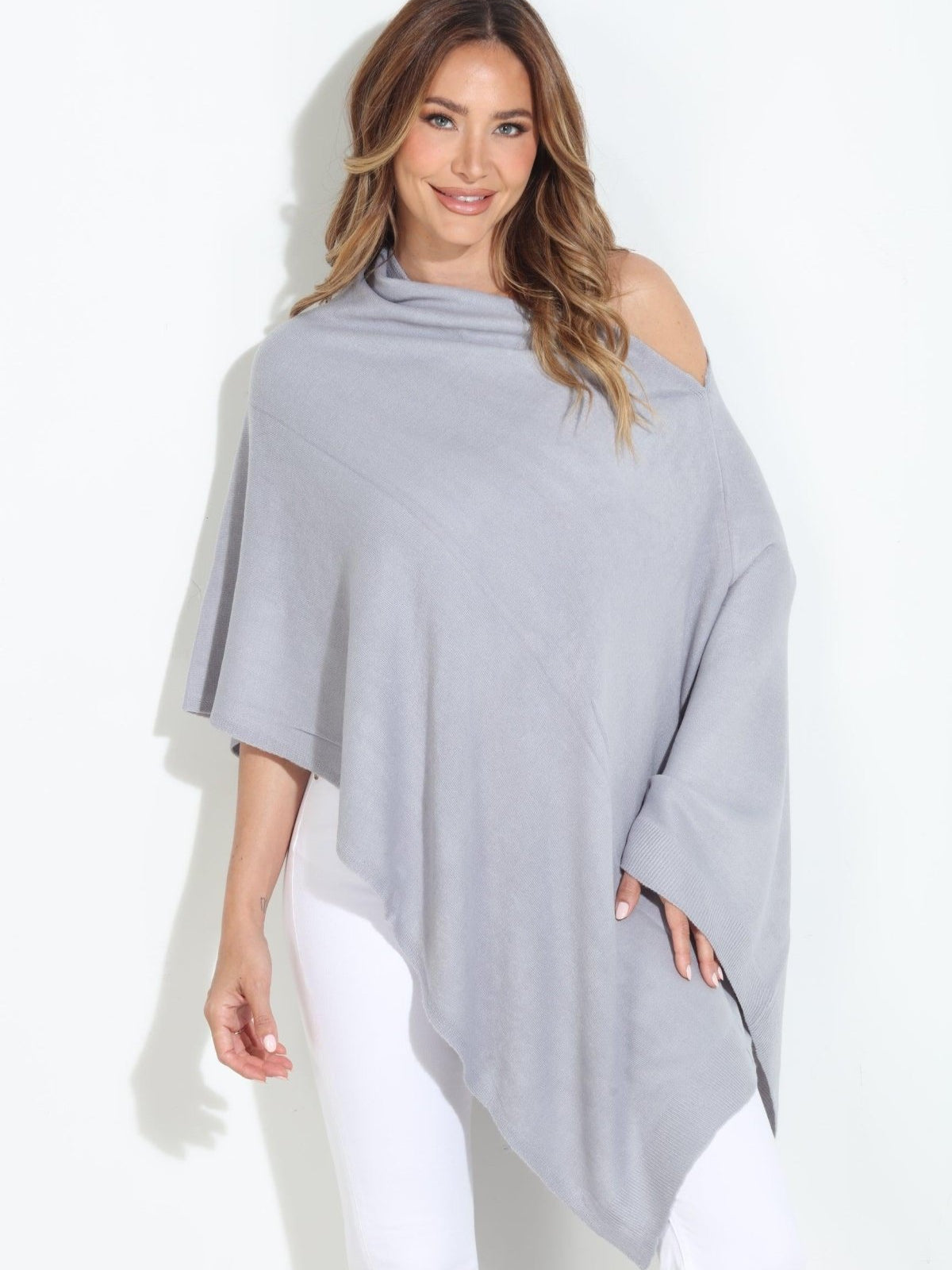 Cloud Throw-On Poncho-NEW COLOR