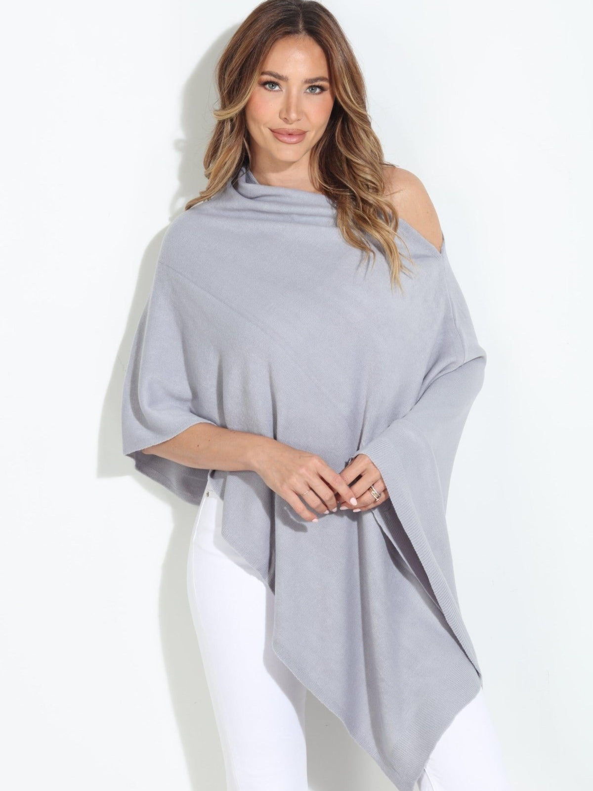 Cloud Throw-On Poncho-NEW COLOR