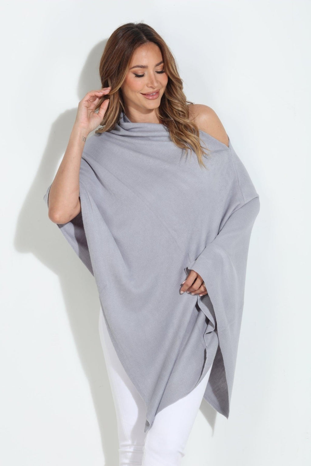 Cloud Throw-On Poncho-NEW COLOR