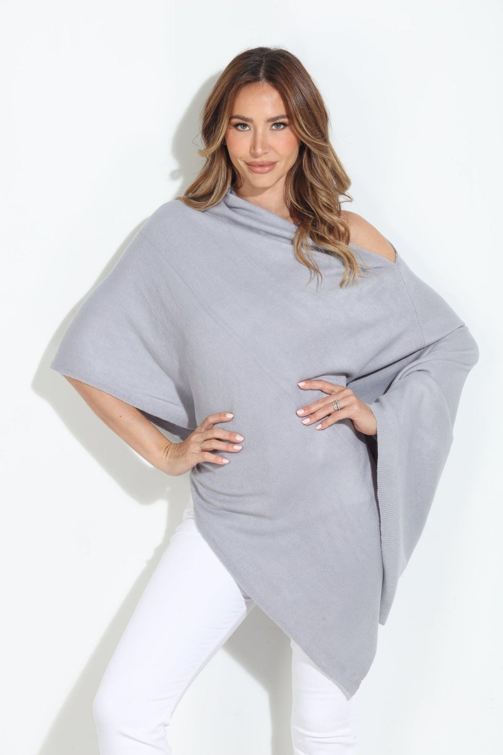 Cloud Throw-On Poncho-NEW COLOR