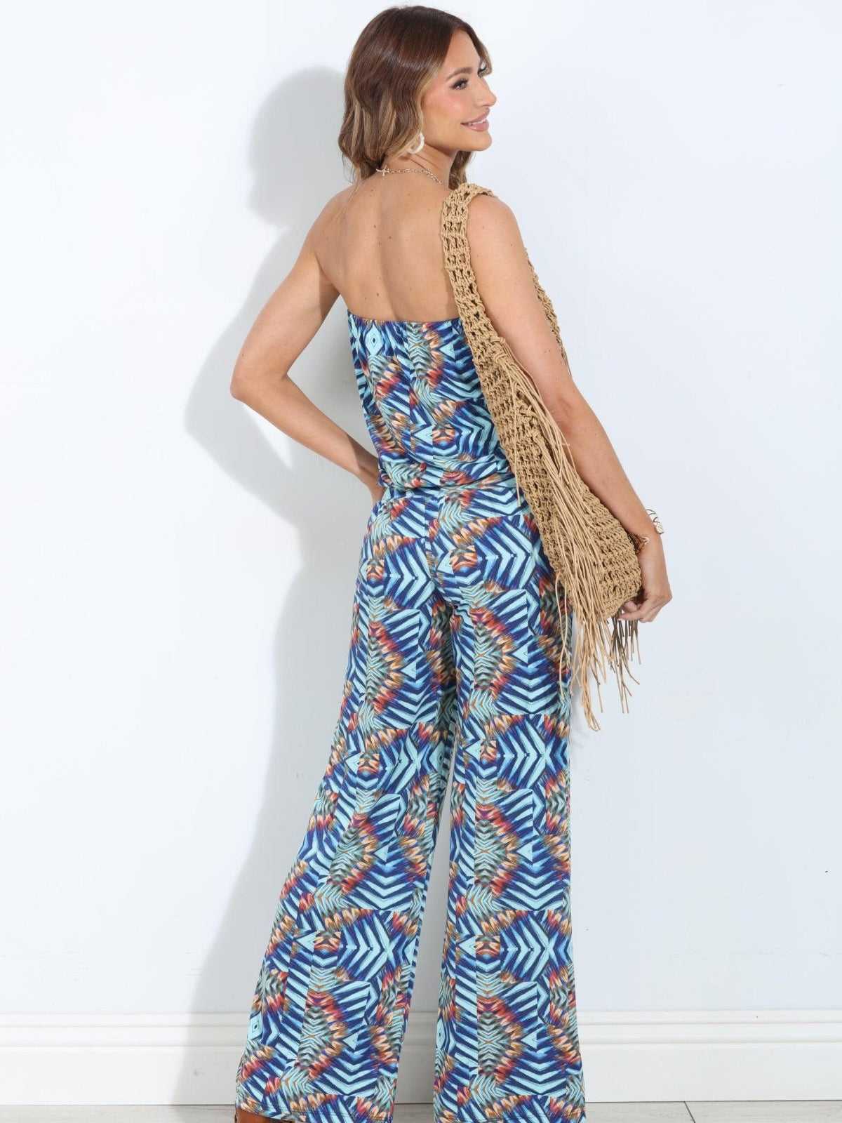 Carlene Strapless Drop Waist Jumpsuit-FINAL SALE