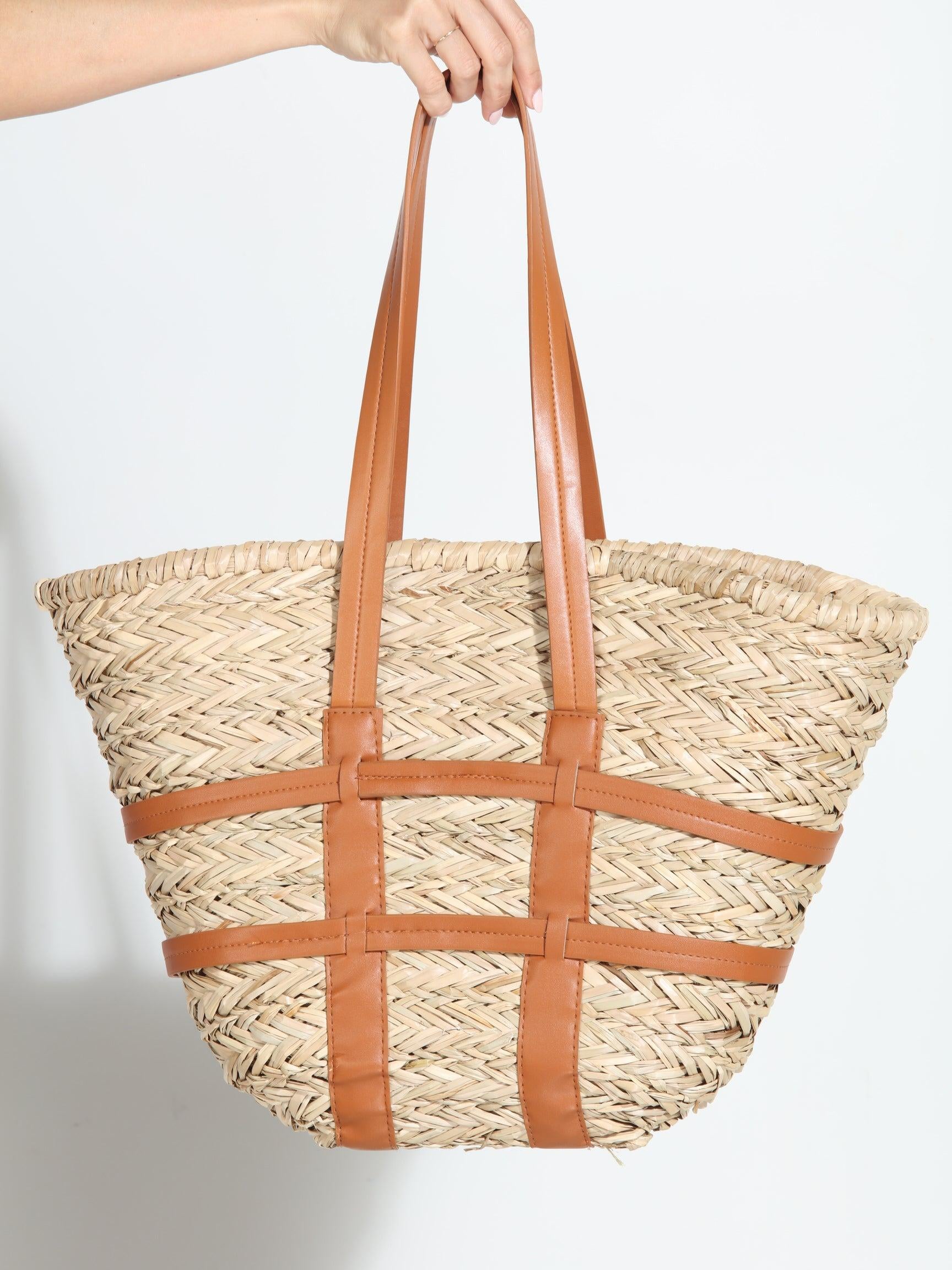 Willow Straw Tote