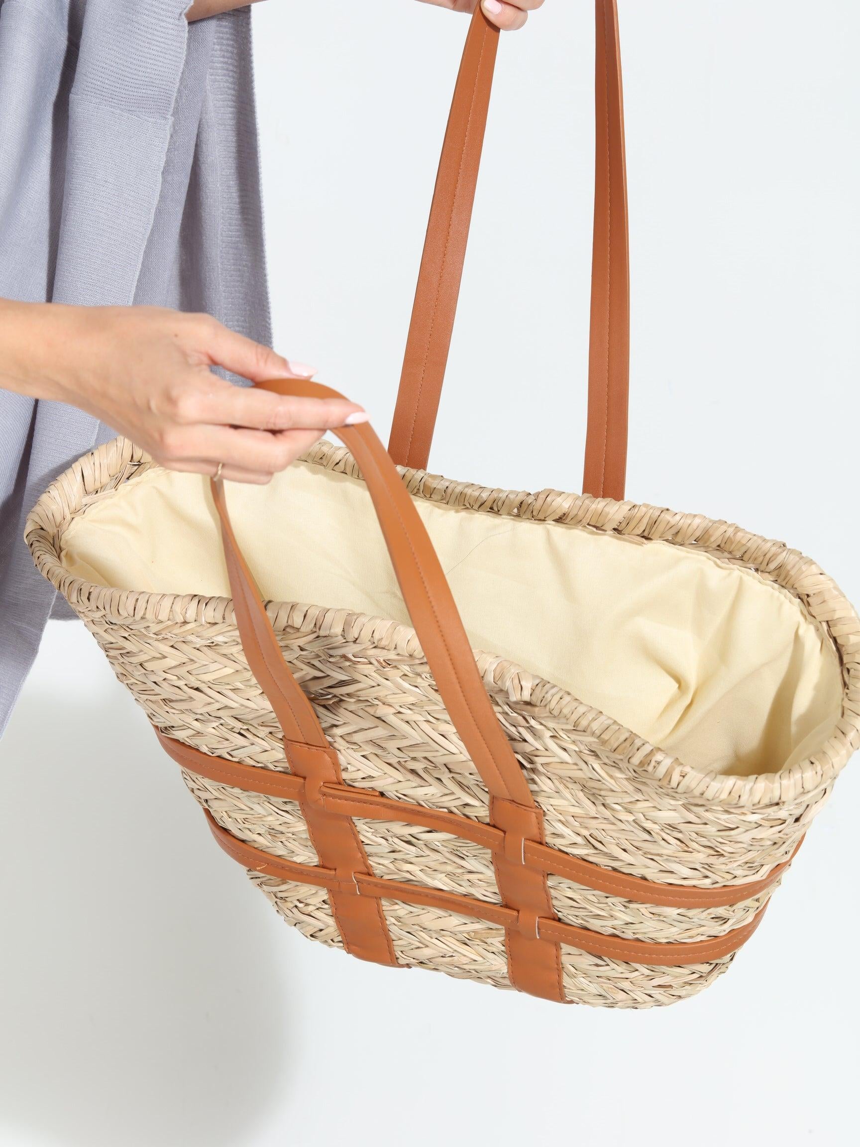 Willow Straw Tote