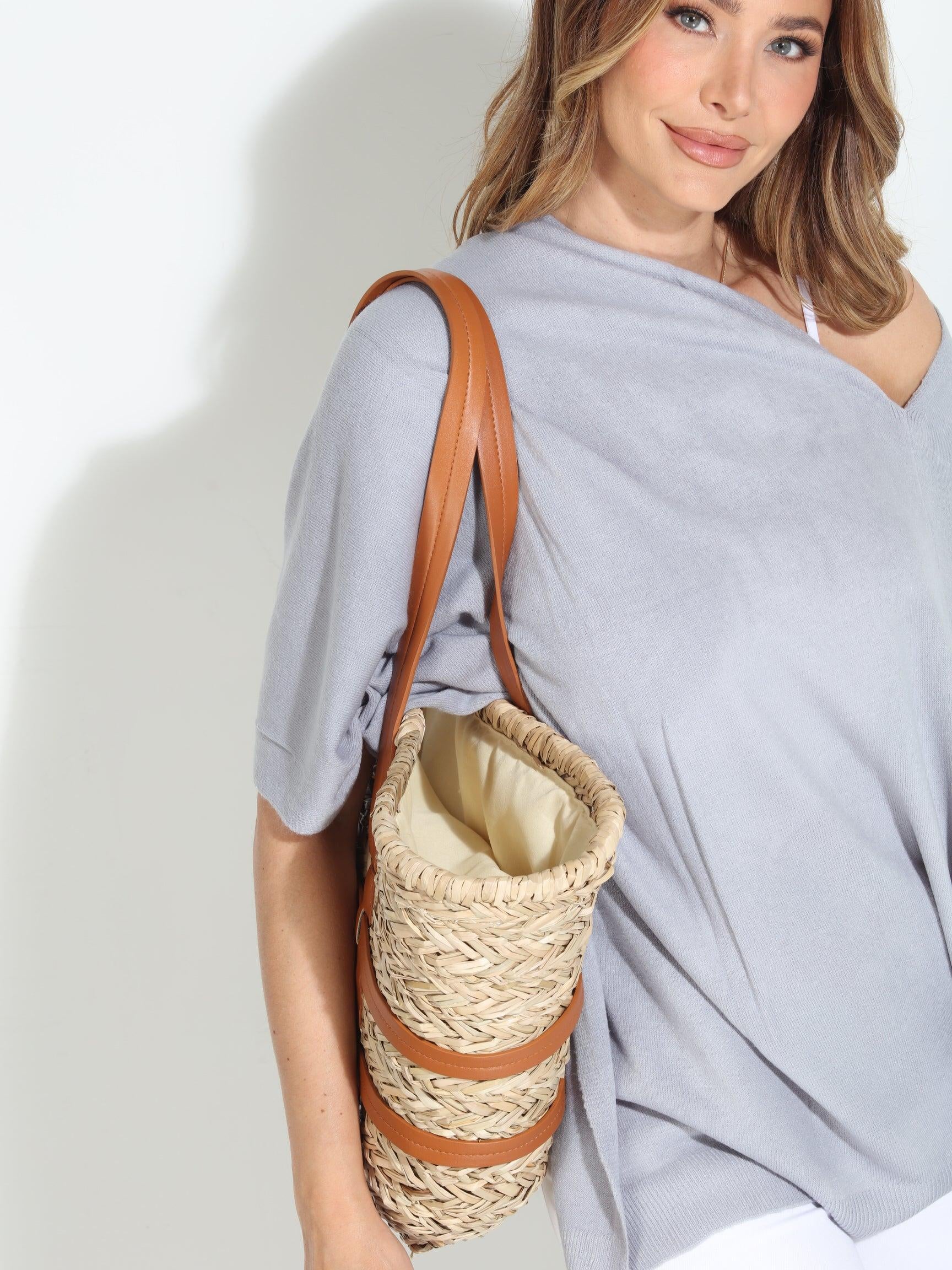 Willow Straw Tote