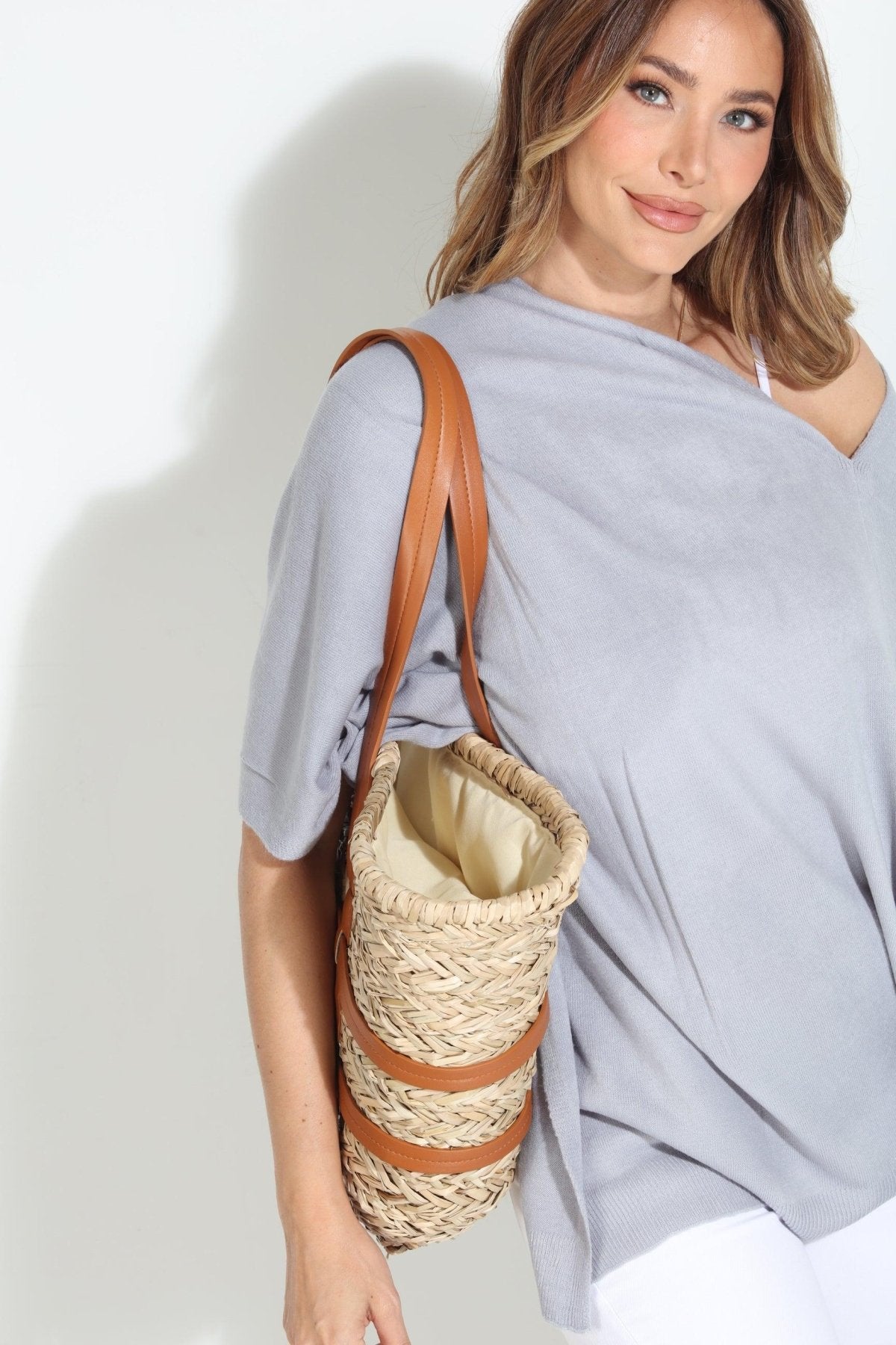 Willow Straw Tote