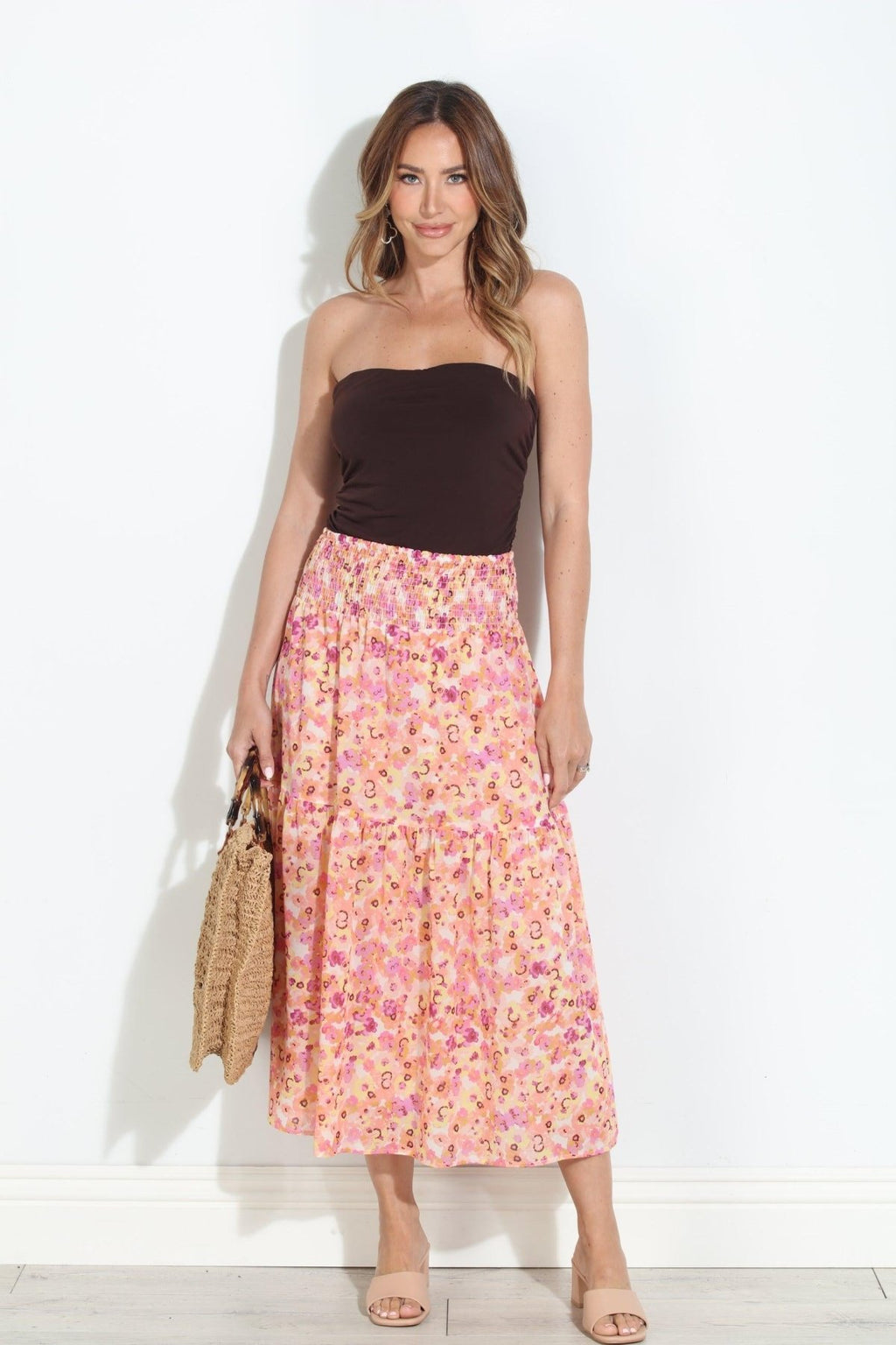 Chocolate Stretch Fitted Tube Top-BEST SELLER