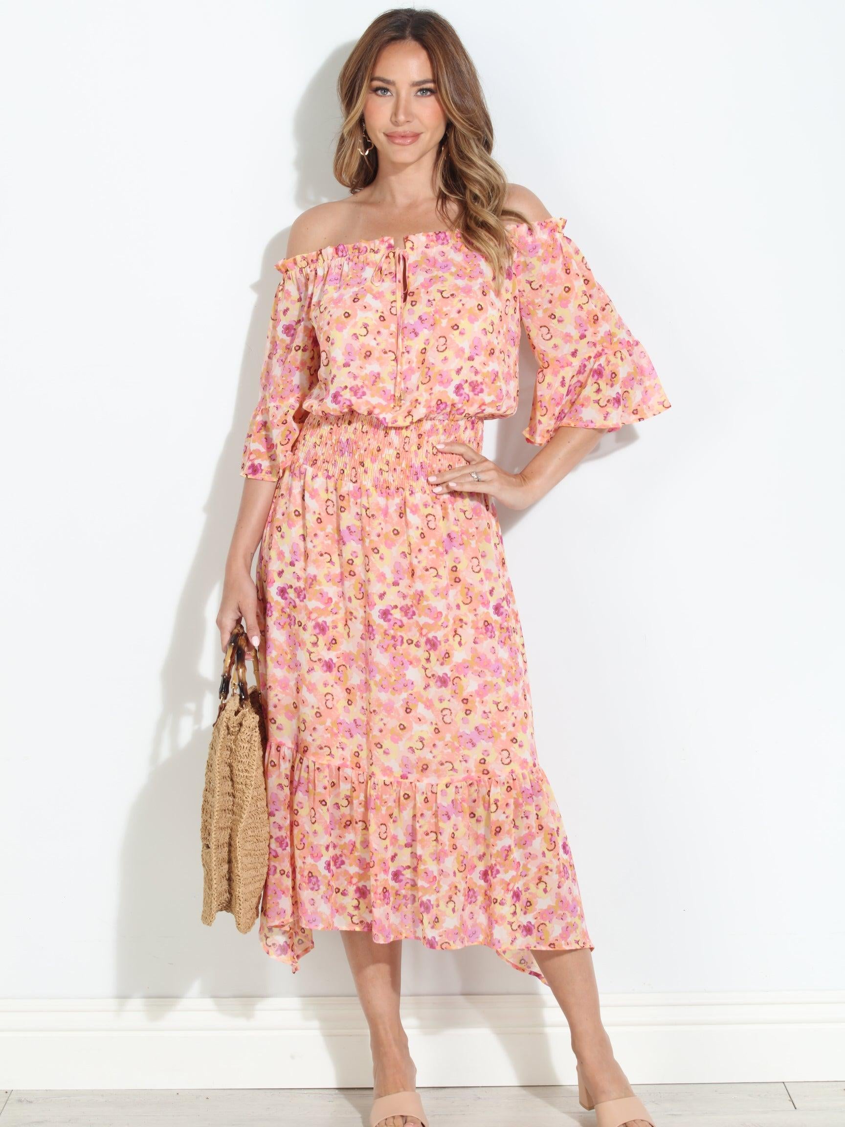 Jacinta OTS Ruffle Maxi-BEST SELLER