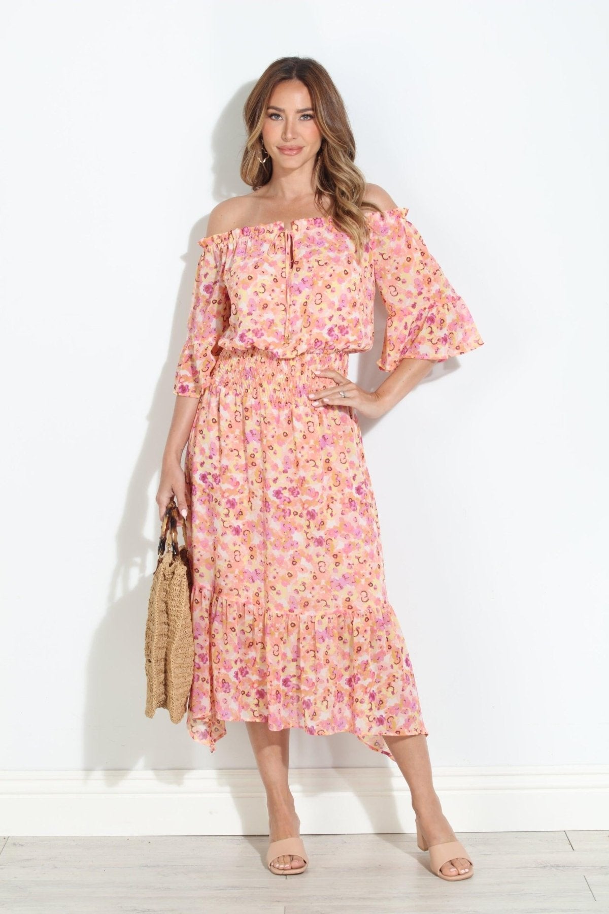 Jacinta OTS Ruffle Maxi-BEST SELLER