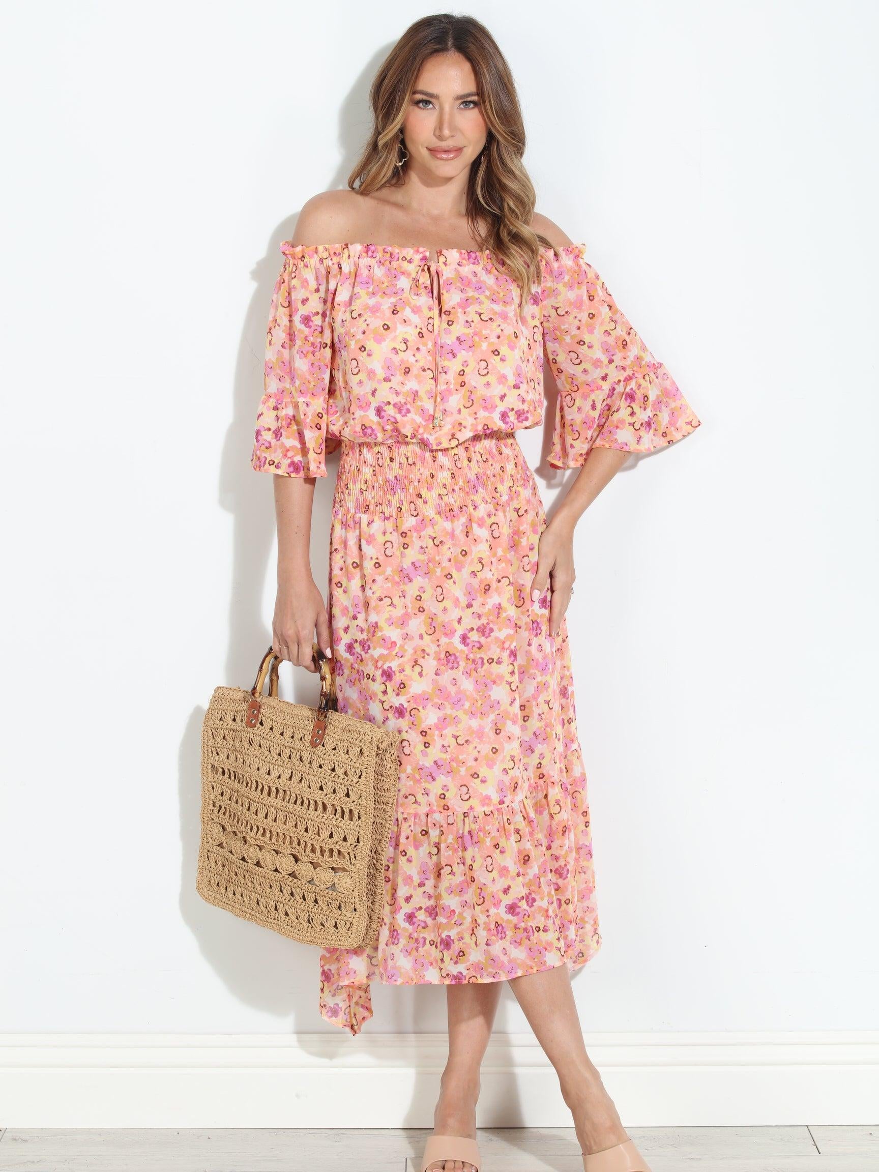 Jacinta OTS Ruffle Maxi-BEST SELLER