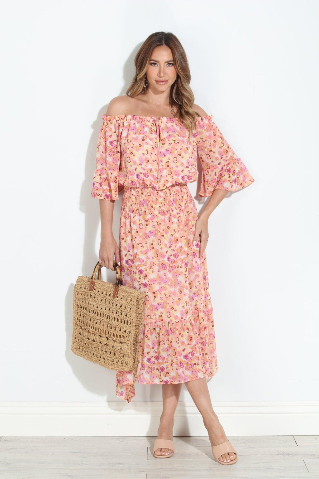 Jacinta OTS Ruffle Maxi-BEST SELLER