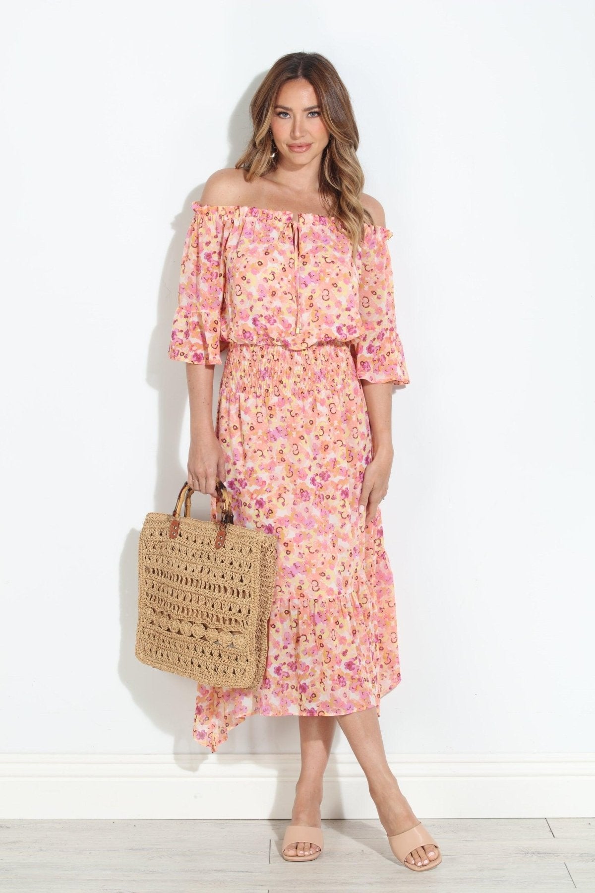 Jacinta OTS Ruffle Maxi-BEST SELLER