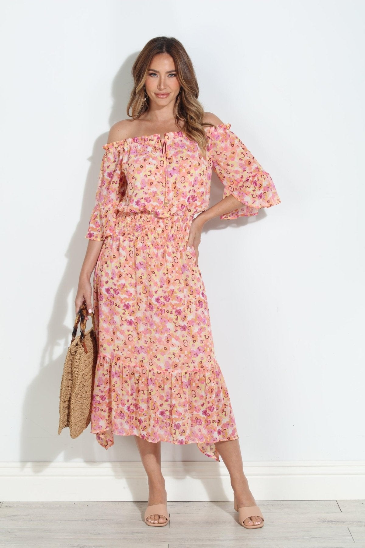 Jacinta OTS Ruffle Maxi-BEST SELLER