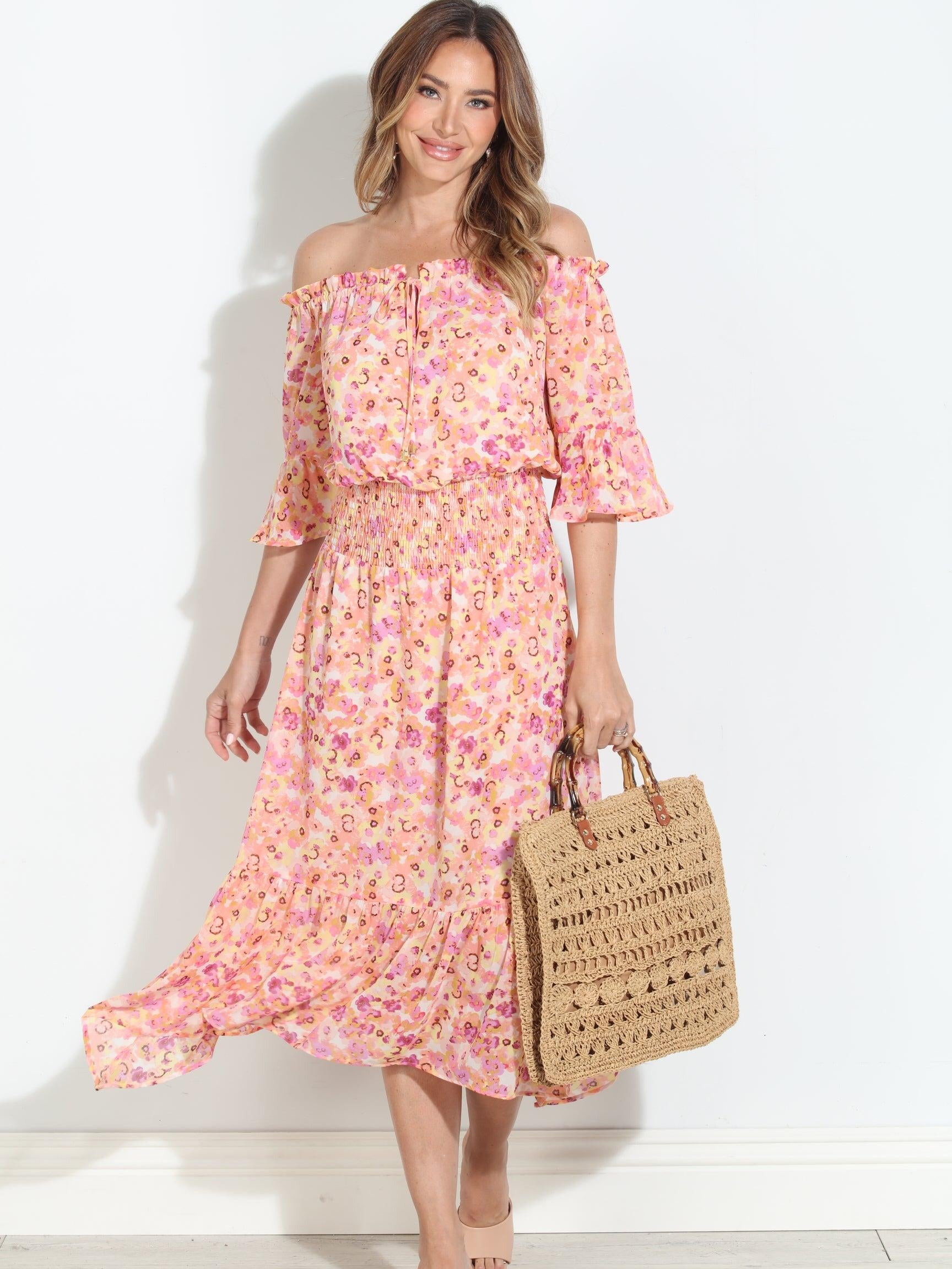 Jacinta OTS Ruffle Maxi-BEST SELLER