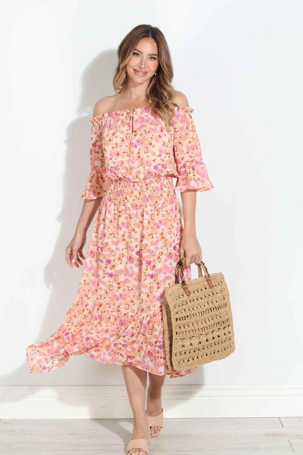 Jacinta OTS Ruffle Maxi-BEST SELLER