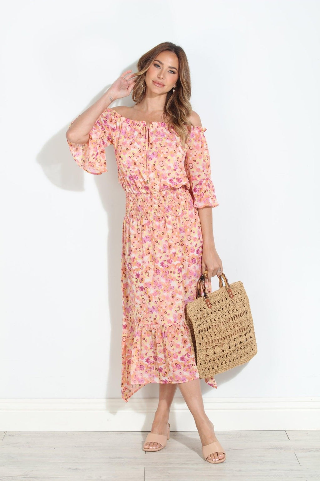 Jacinta OTS Ruffle Maxi-BEST SELLER