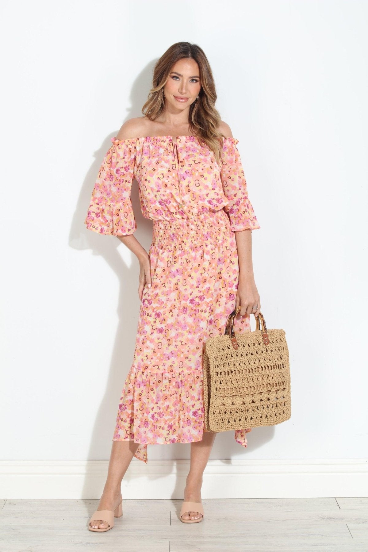 Jacinta OTS Ruffle Maxi-BEST SELLER