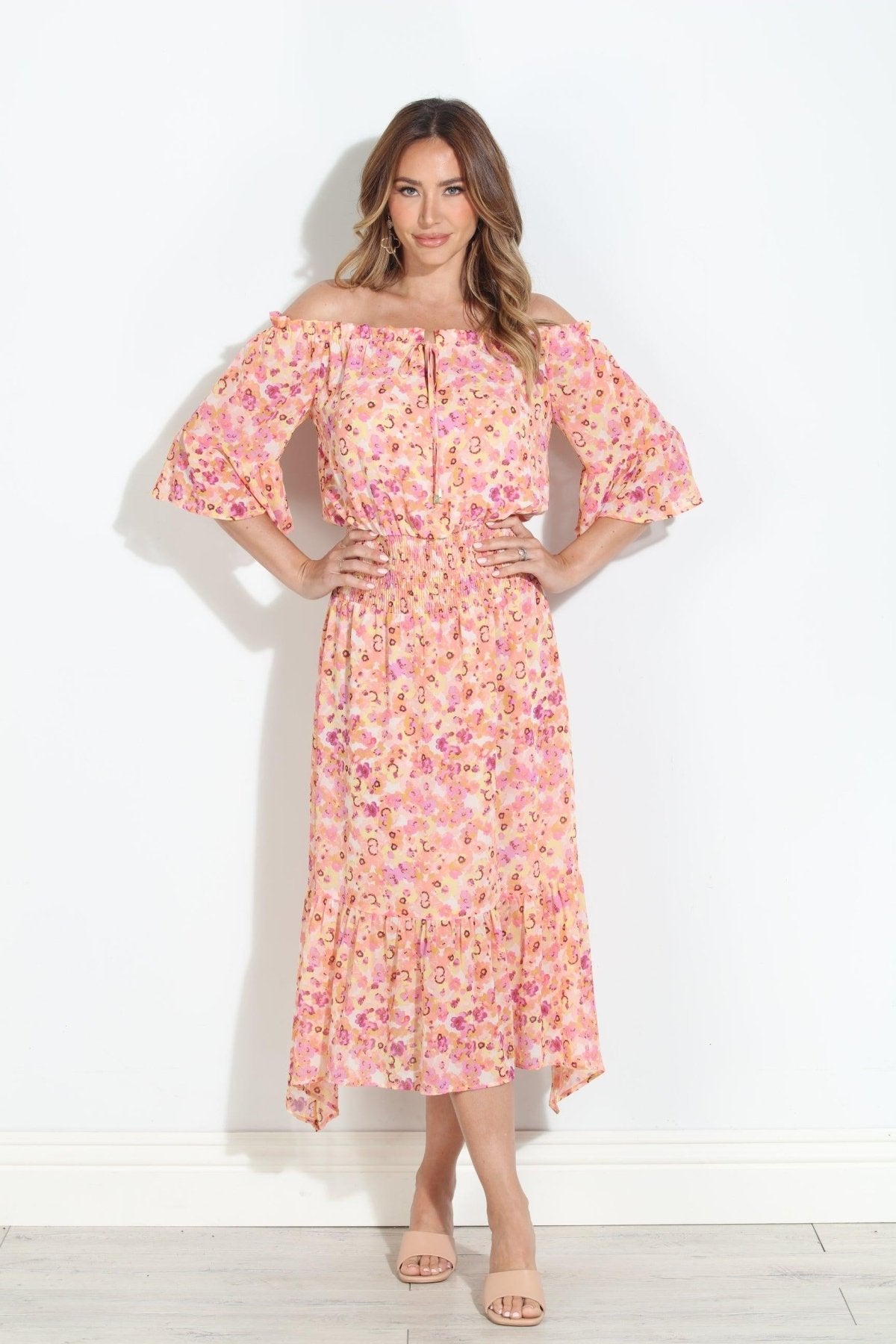 Jacinta OTS Ruffle Maxi-BEST SELLER