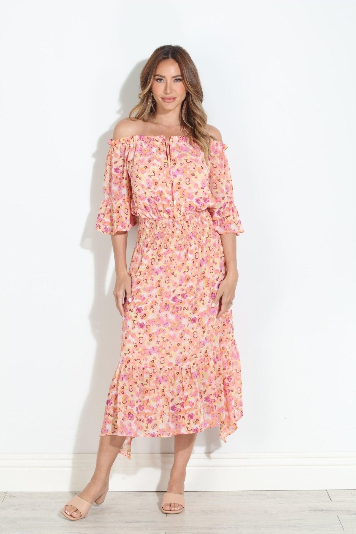 Jacinta OTS Ruffle Maxi-BEST SELLER