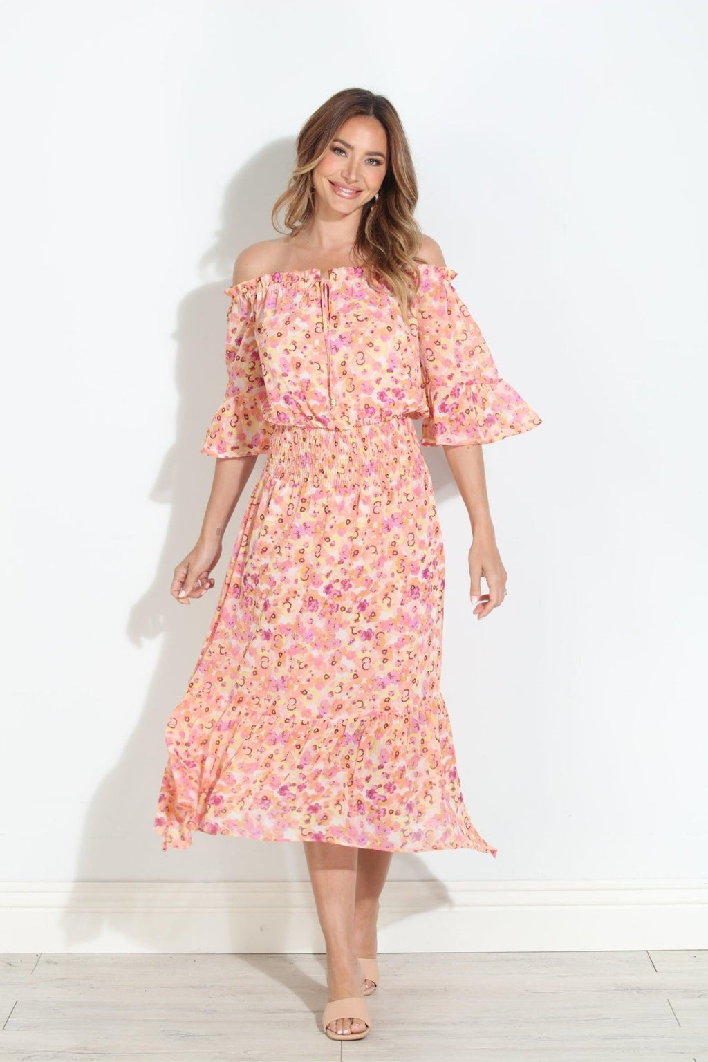 Jacinta OTS Ruffle Maxi-BEST SELLER