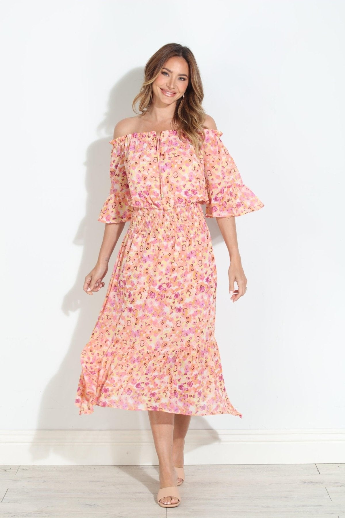 Jacinta OTS Ruffle Maxi-BEST SELLER