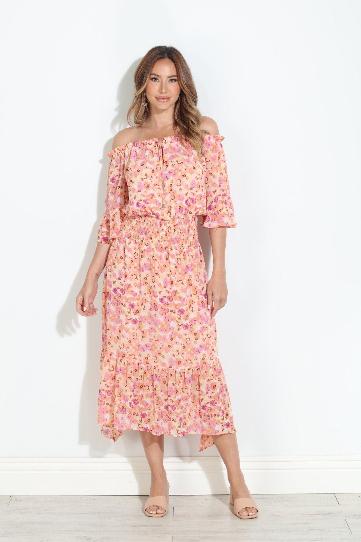 Jacinta OTS Ruffle Maxi-BEST SELLER