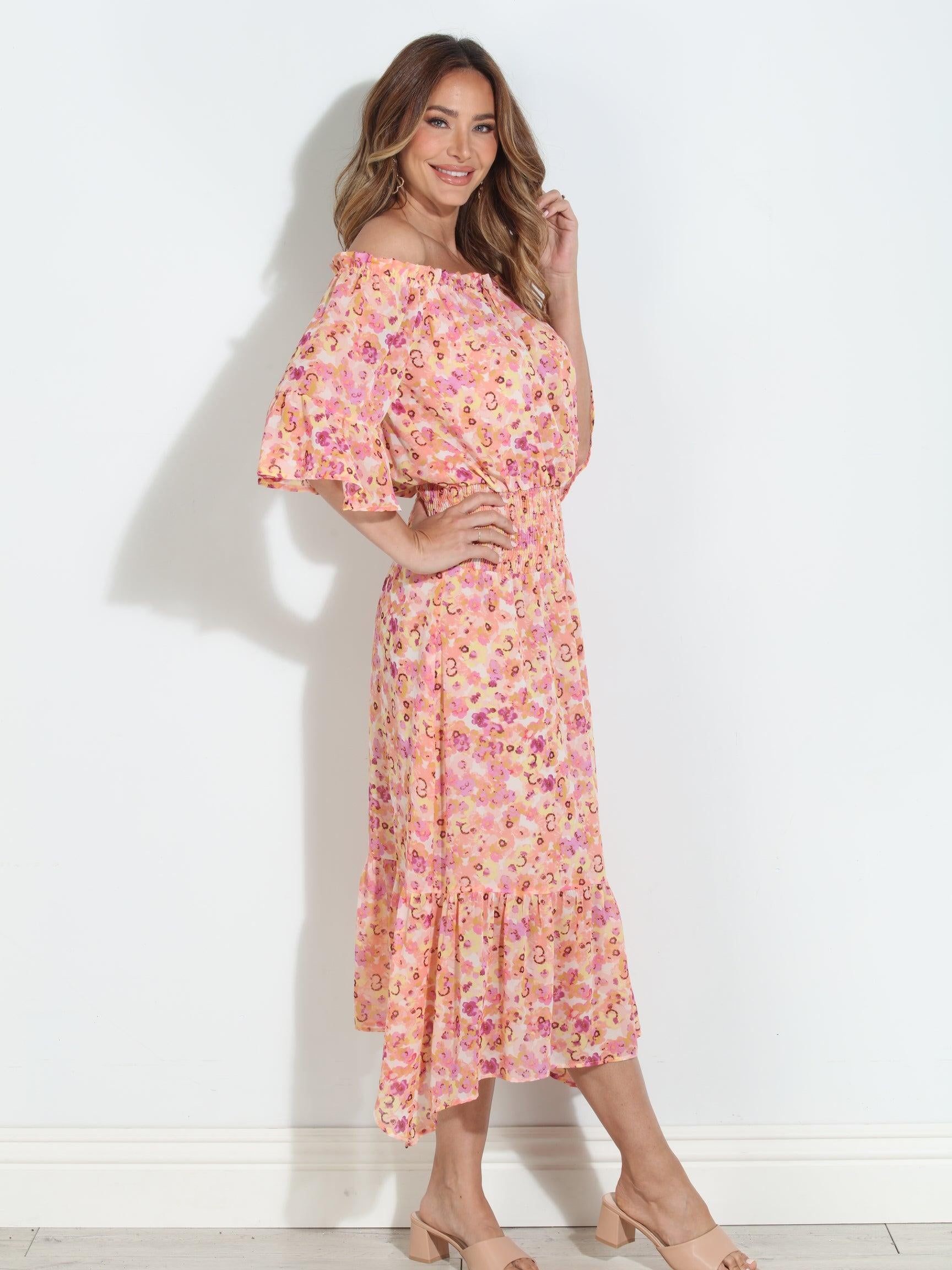 Jacinta OTS Ruffle Maxi-BEST SELLER