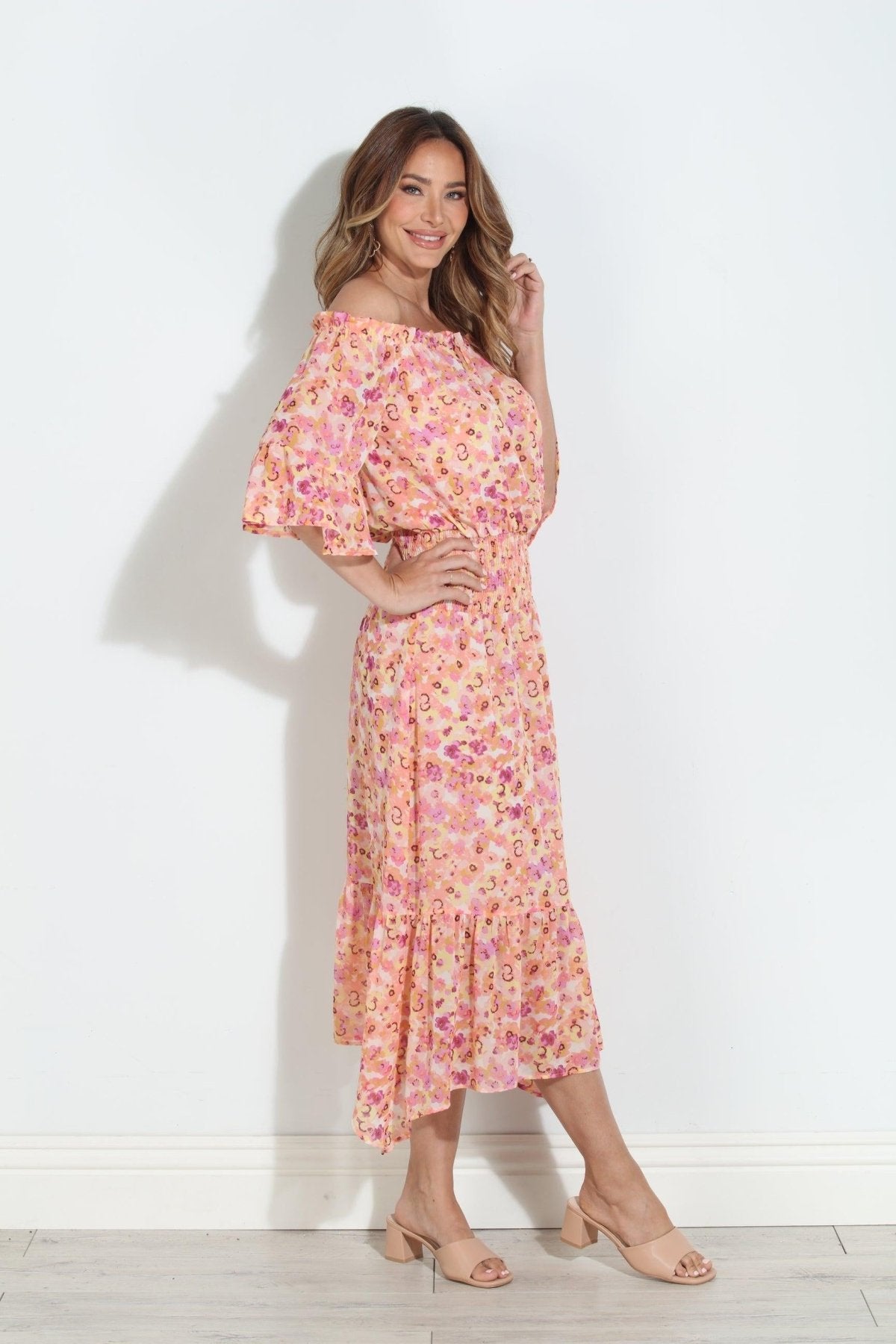 jacinta maxi dress Jacinta One Shoulder Maxi Dress / Pastel Lemon | MESHKI
