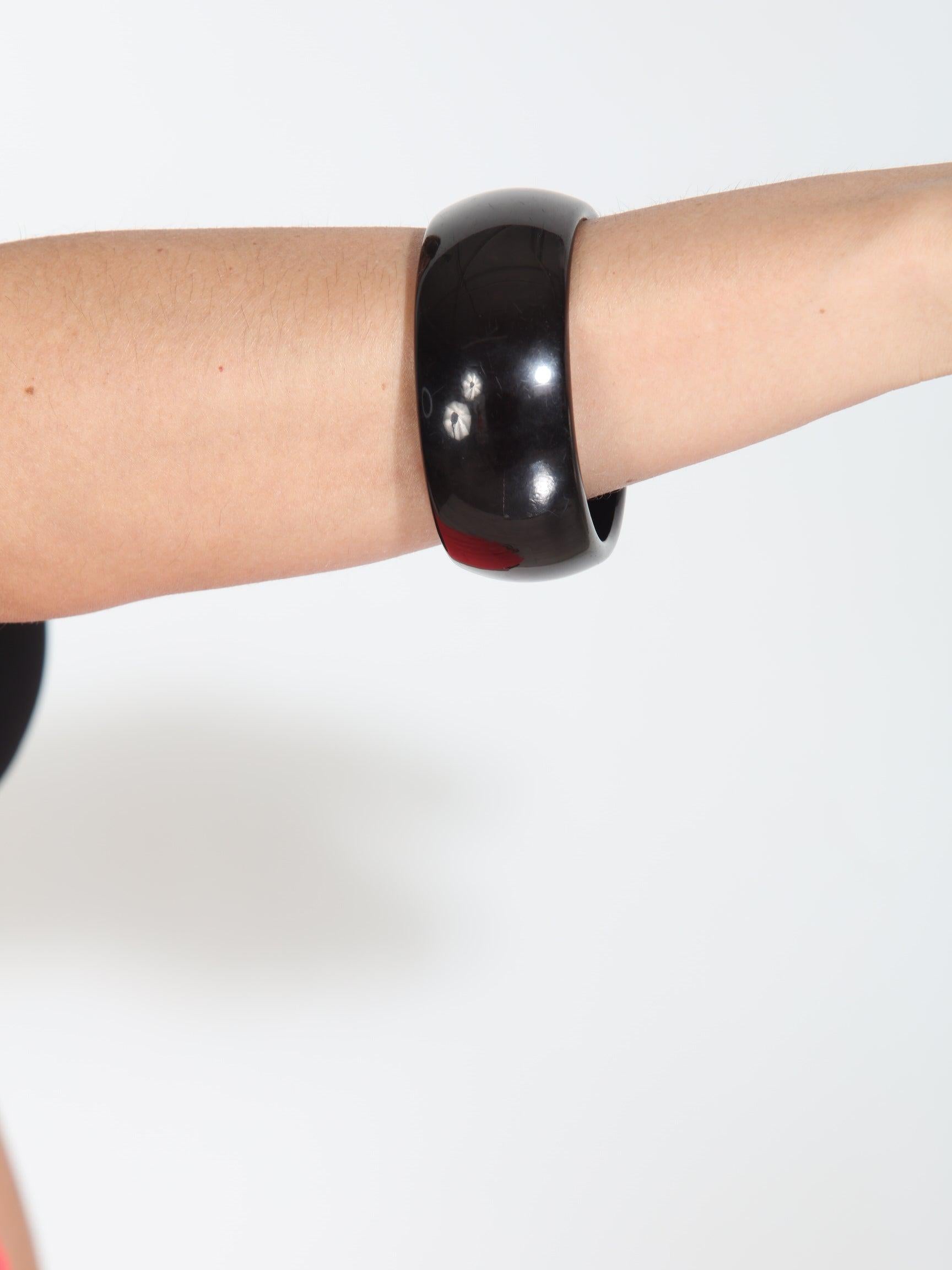 Onyx Acrylic Bangle