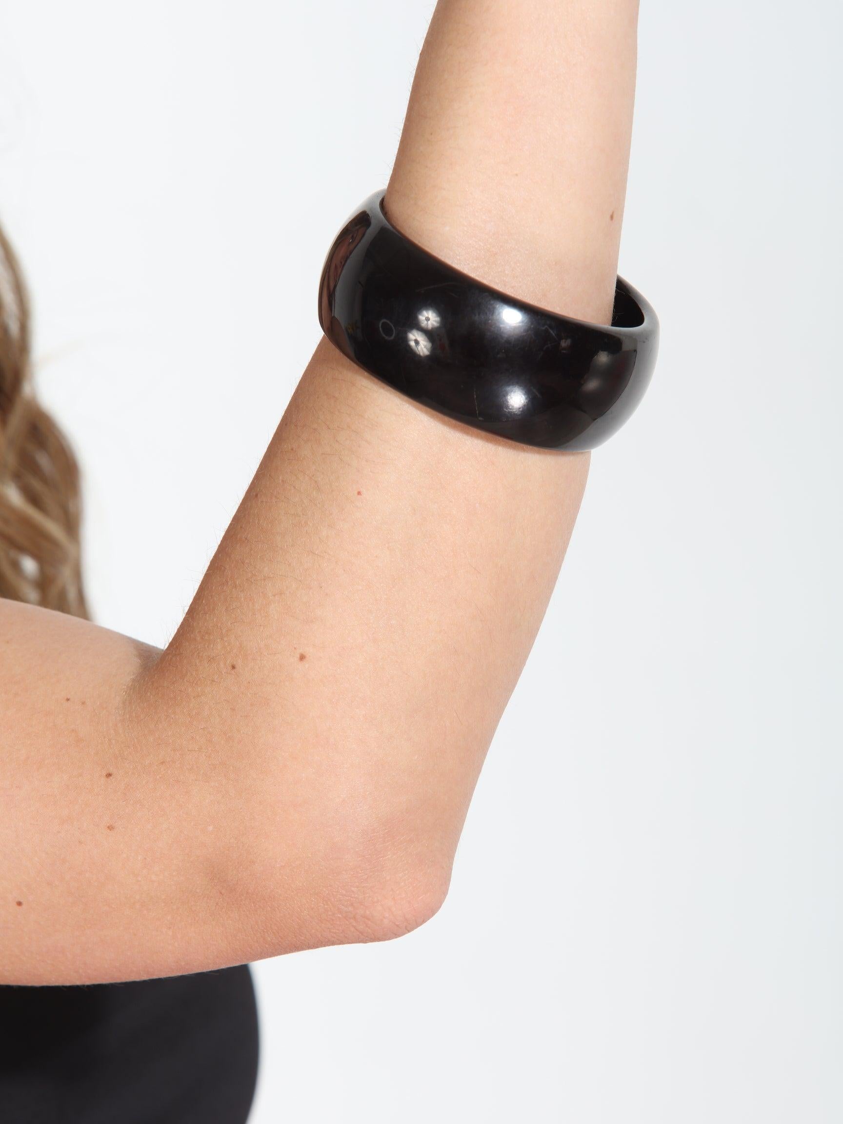 Onyx Acrylic Bangle