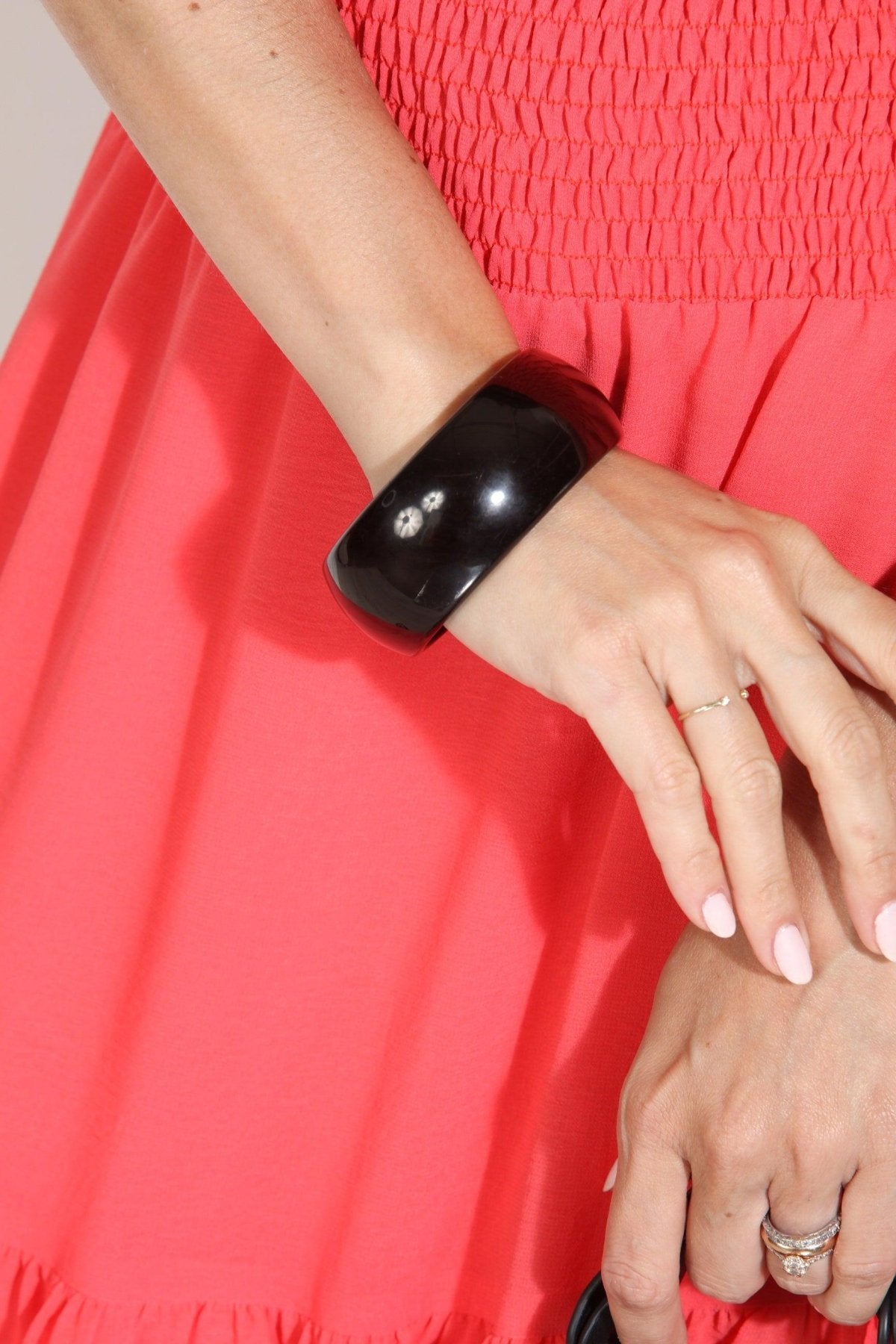 Onyx Acrylic Bangle