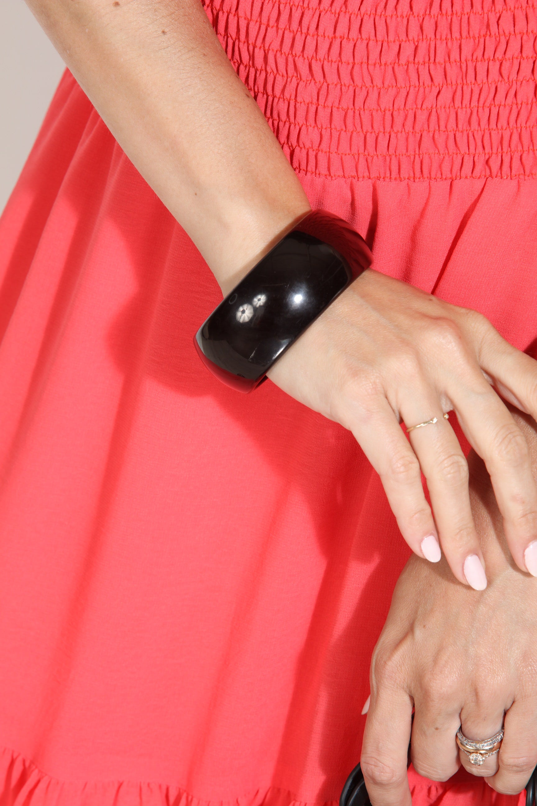 Onyx Acrylic Bangle