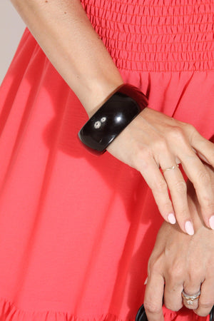 Onyx Acrylic Bangle