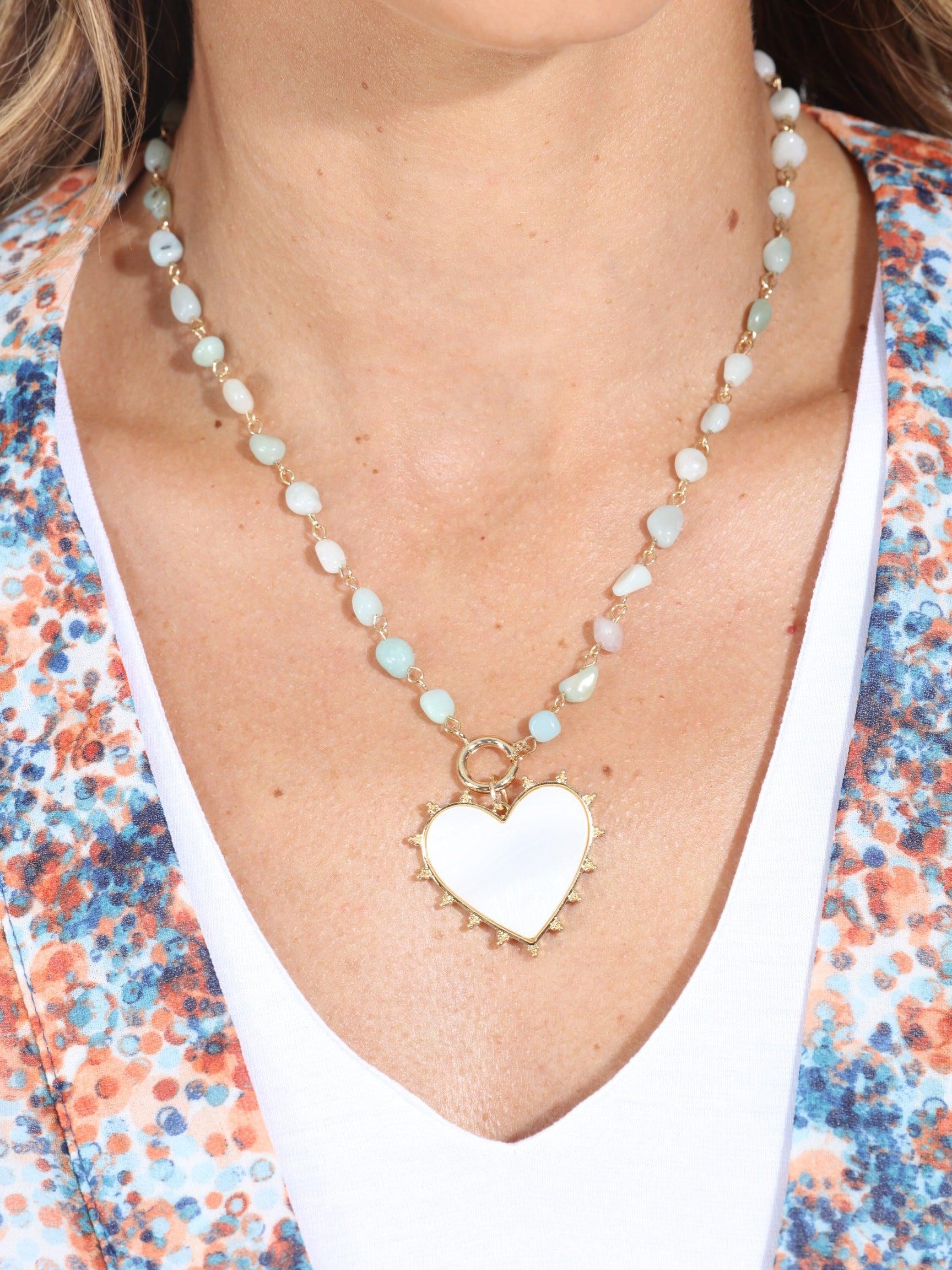 Lover Heart Statement Necklace