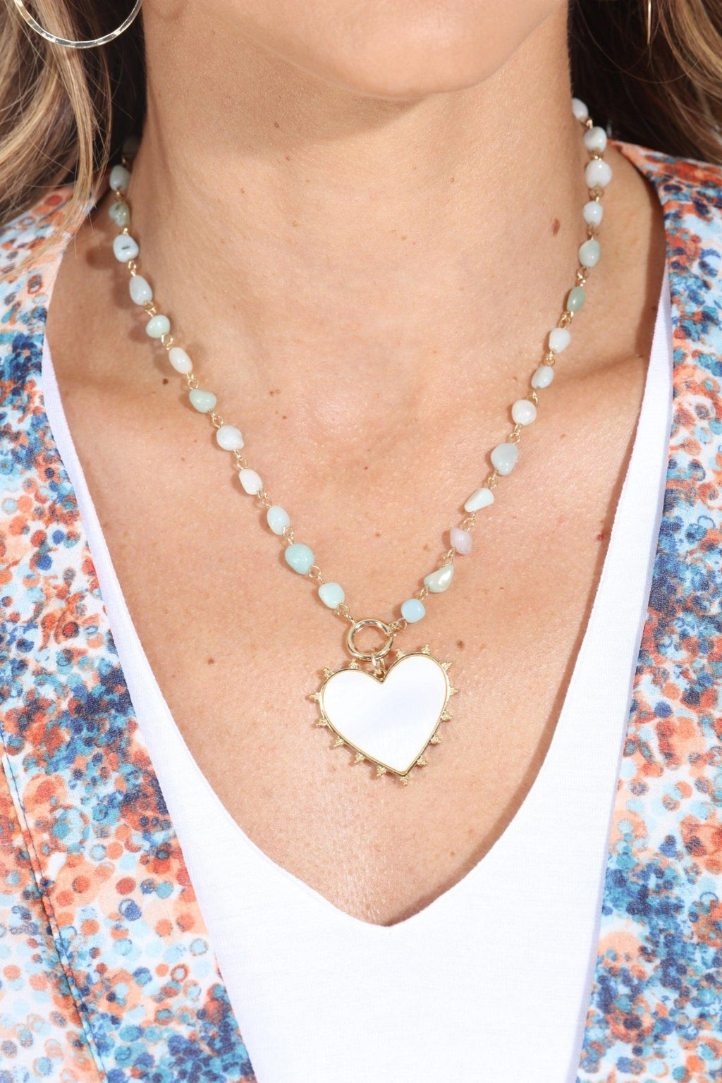 Lover Heart Statement Necklace