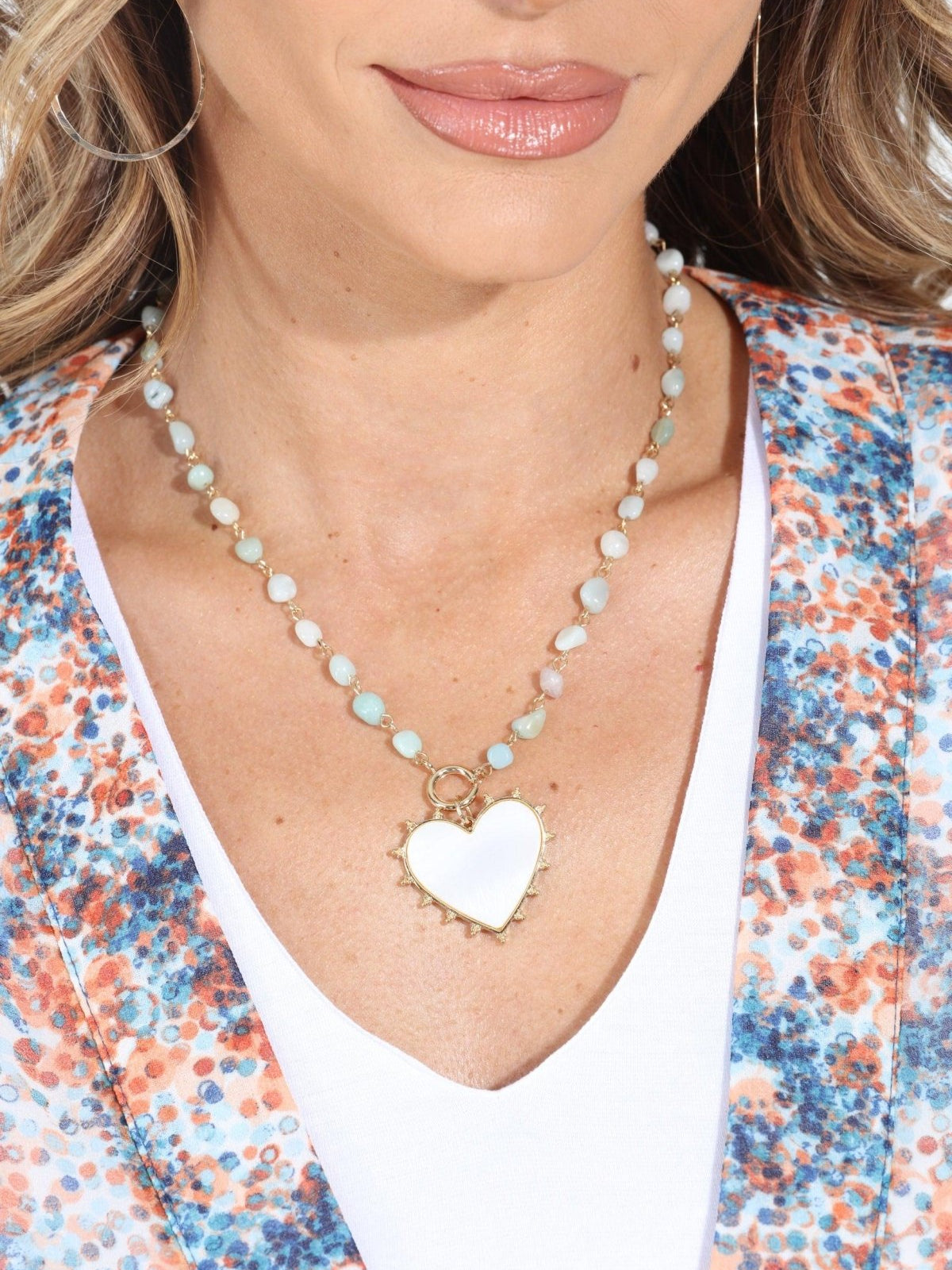 Lover Heart Statement Necklace