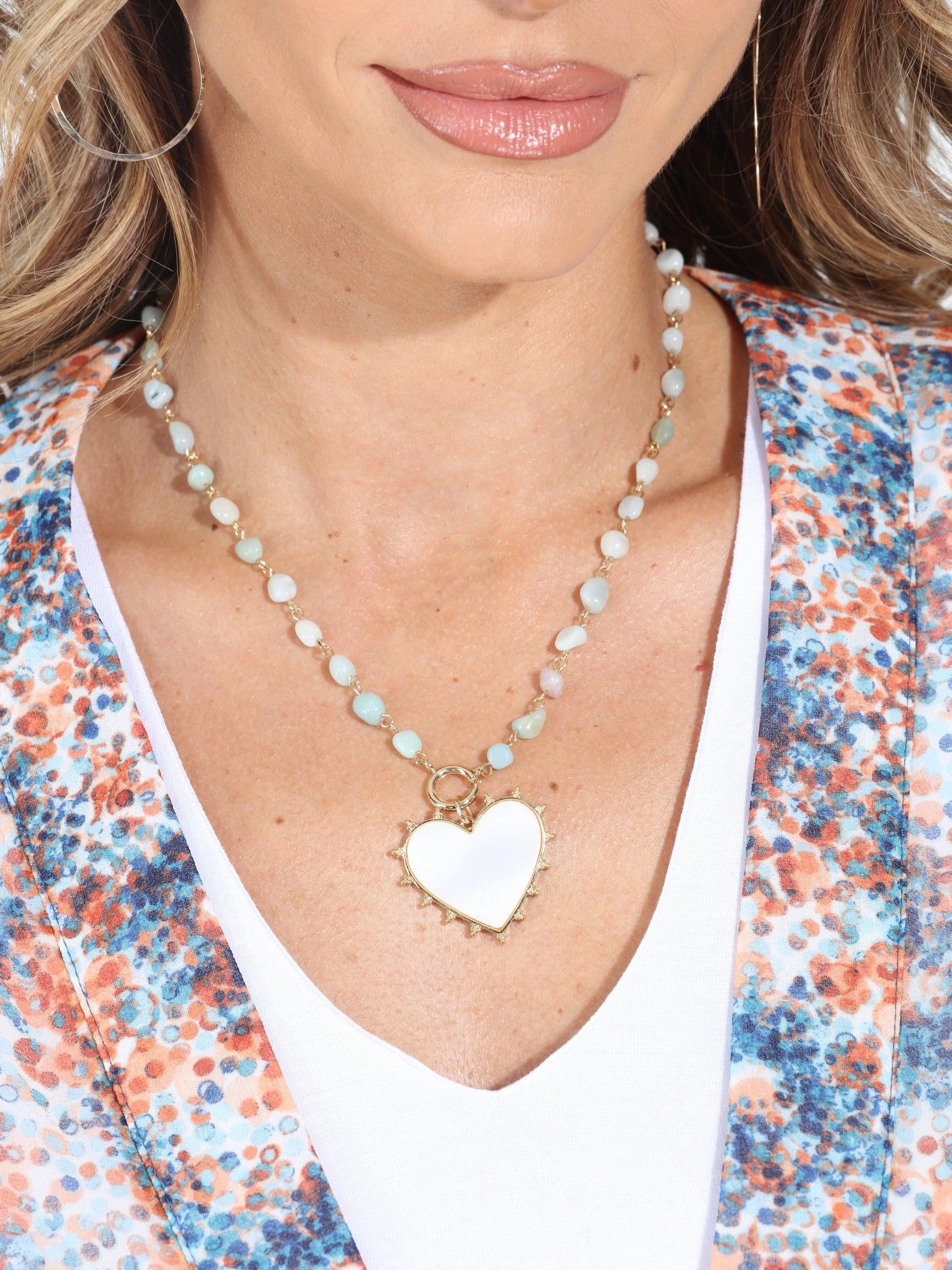 Lover Heart Statement Necklace