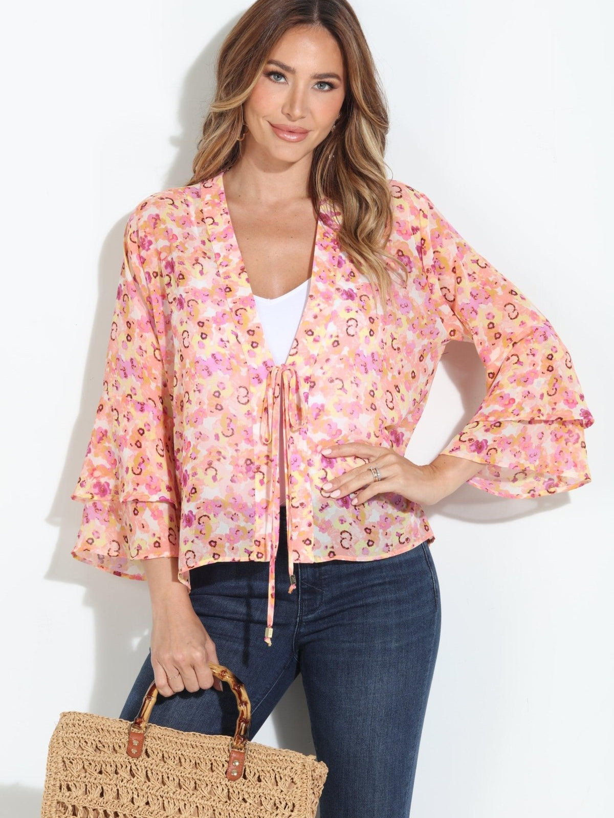 Jacinta Boho Chiffon Jacket-FINAL SALE