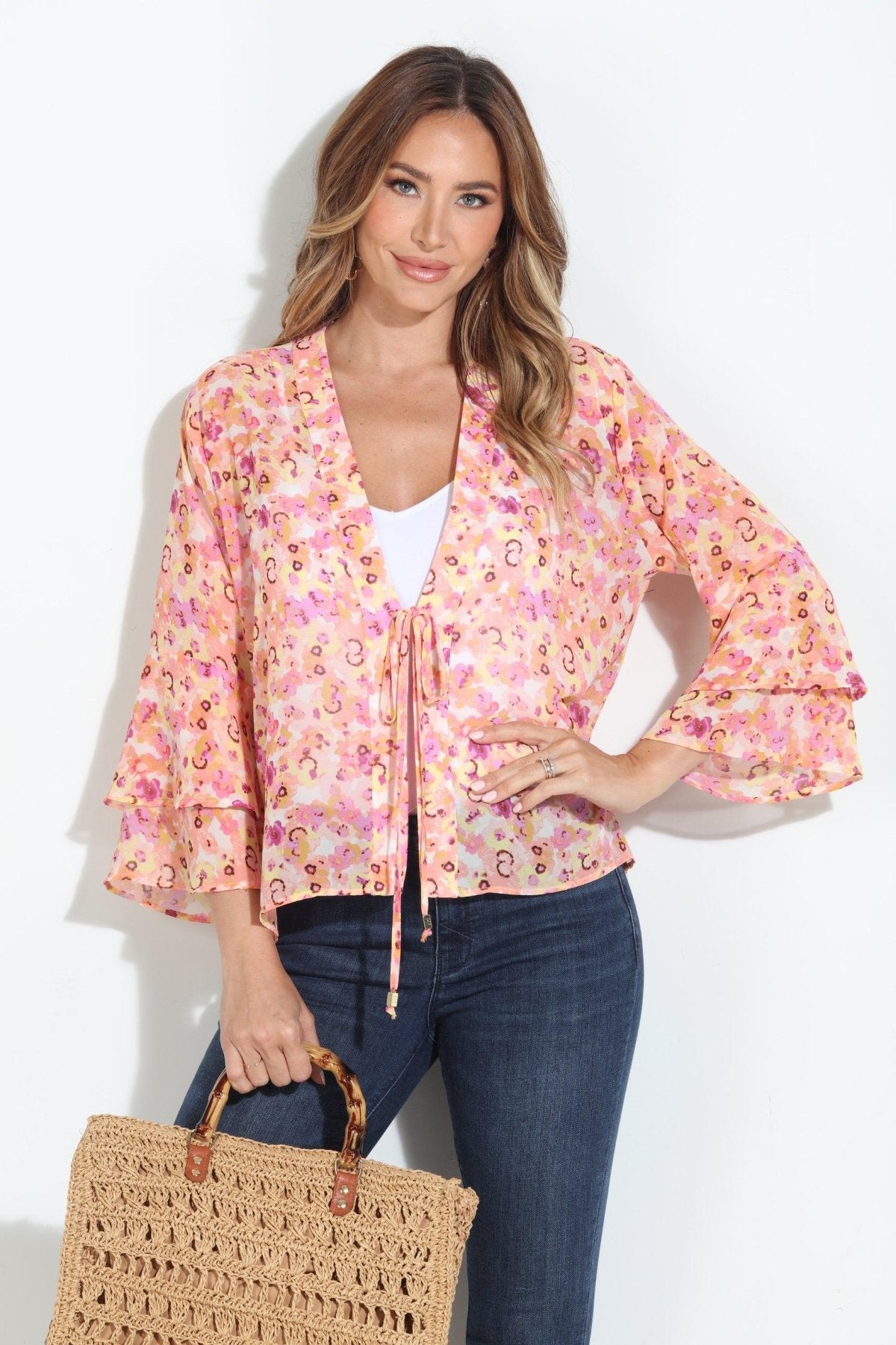 Jacinta Boho Chiffon Jacket-FINAL SALE
