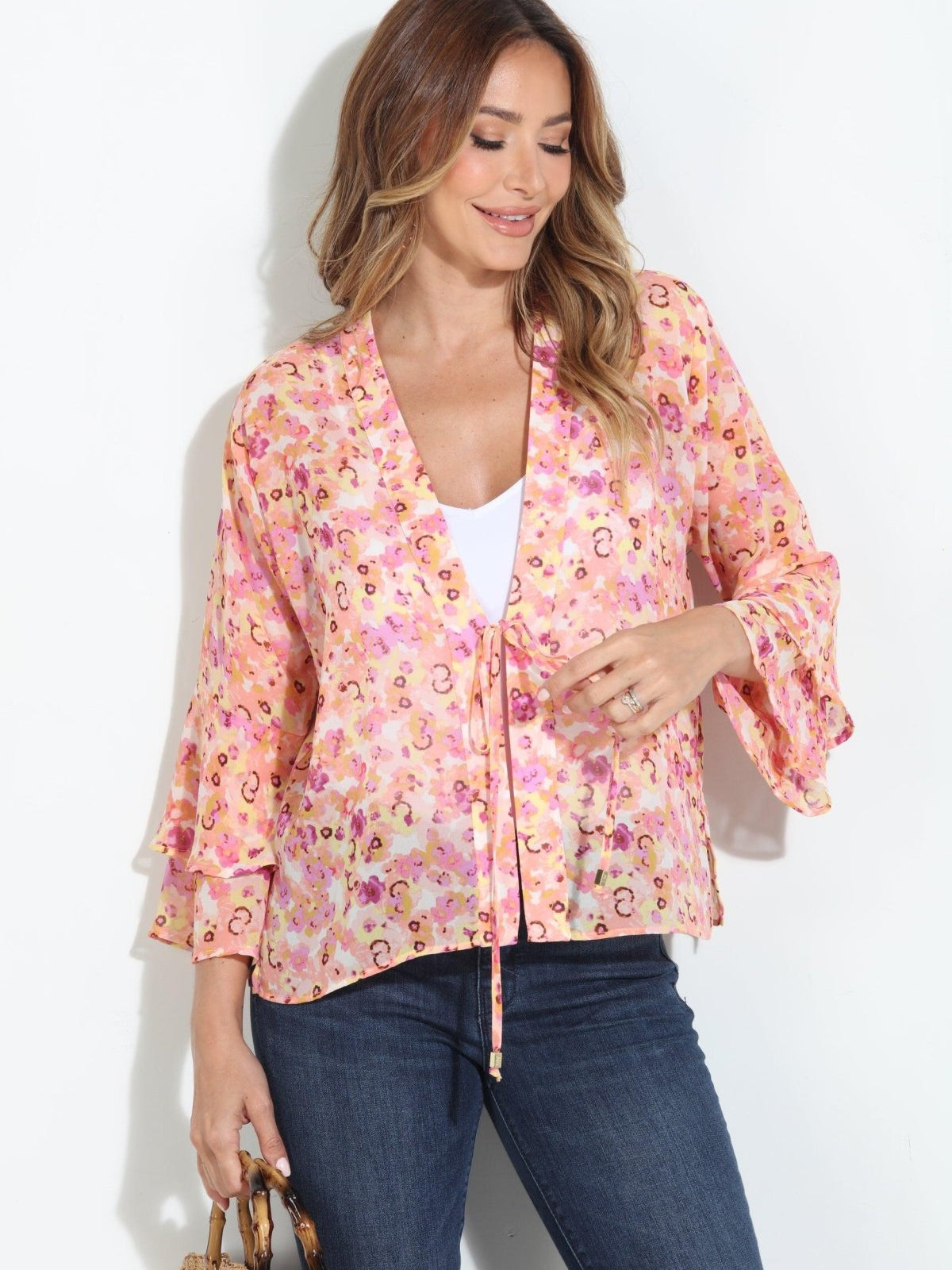 Jacinta Boho Chiffon Jacket-FINAL SALE