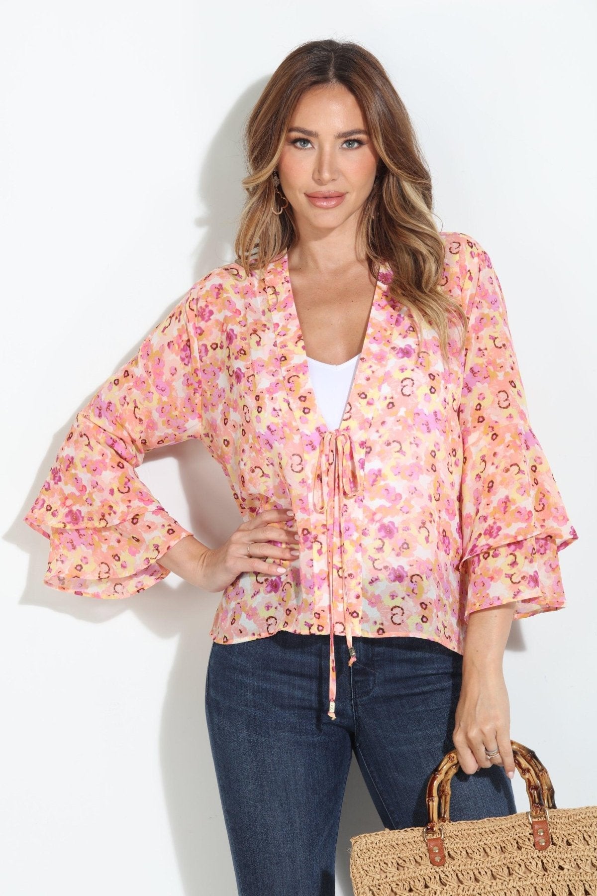 Jacinta Boho Chiffon Jacket-FINAL SALE