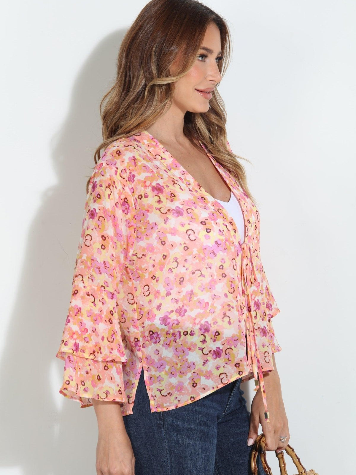 Jacinta Boho Chiffon Jacket-FINAL SALE