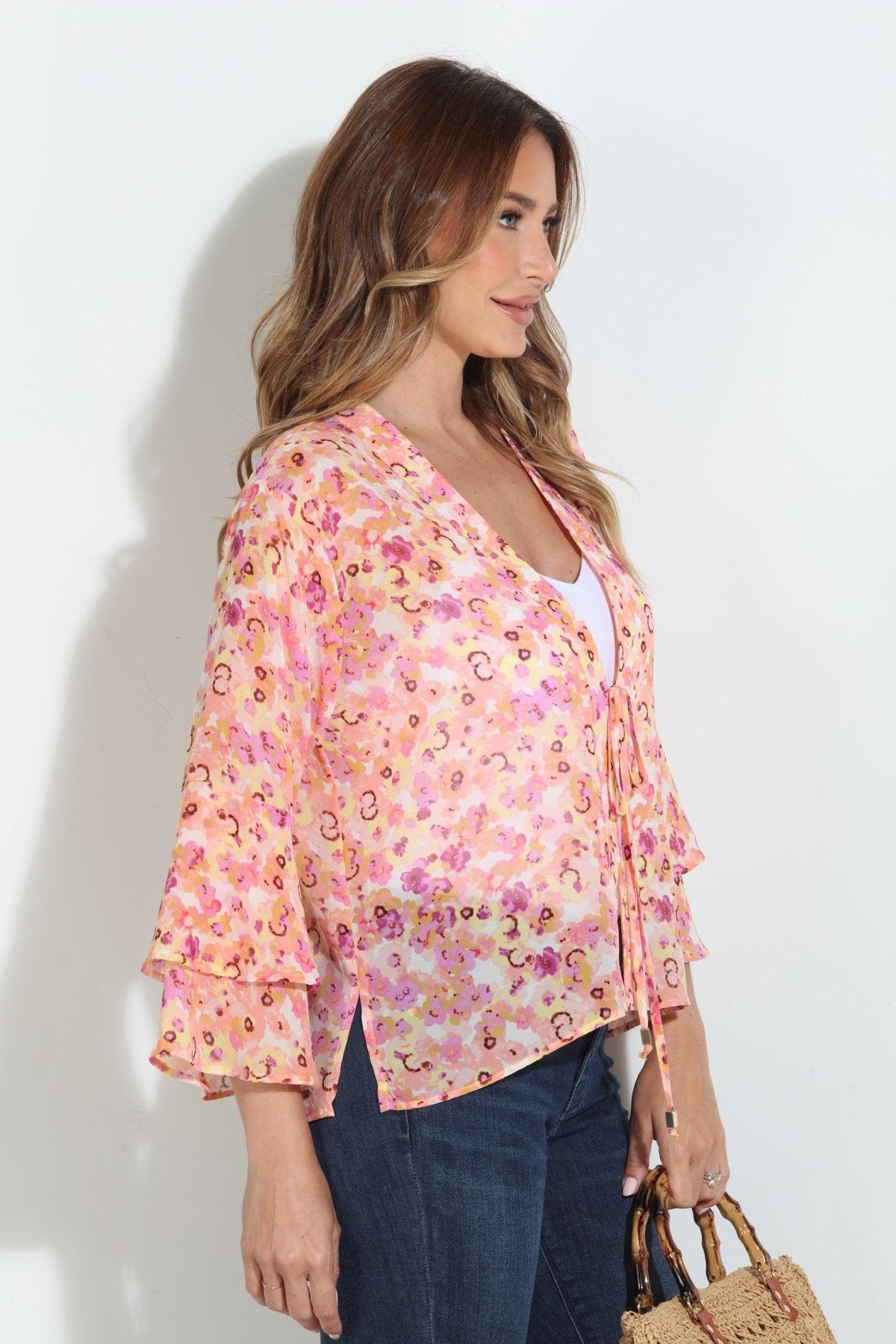 Jacinta Boho Chiffon Jacket-FINAL SALE