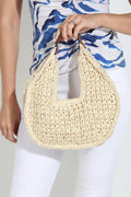 Marie Woven Hobo Bag